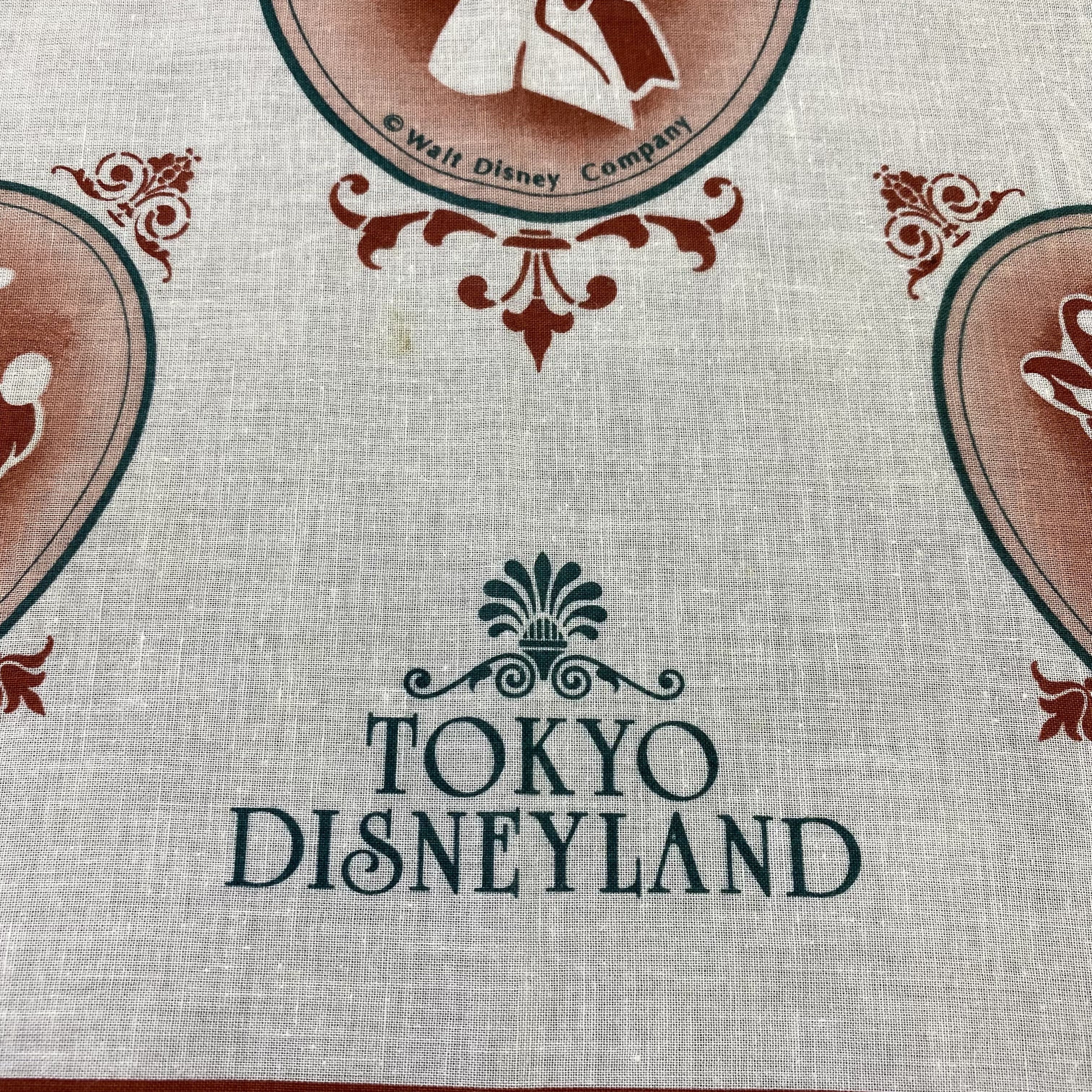 Anime × Disney Tokyo Disneyland Handkerchief Cartoon Mickey mouse-B1413 Size ONE SIZE - 5 Thumbnail