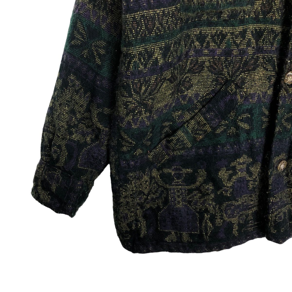Japanese Brand 🔥90’s Navajo Aztec Hikory Chore Jacket Jungle Storm Size US M / EU 48-50 / 2 - 4 Thumbnail