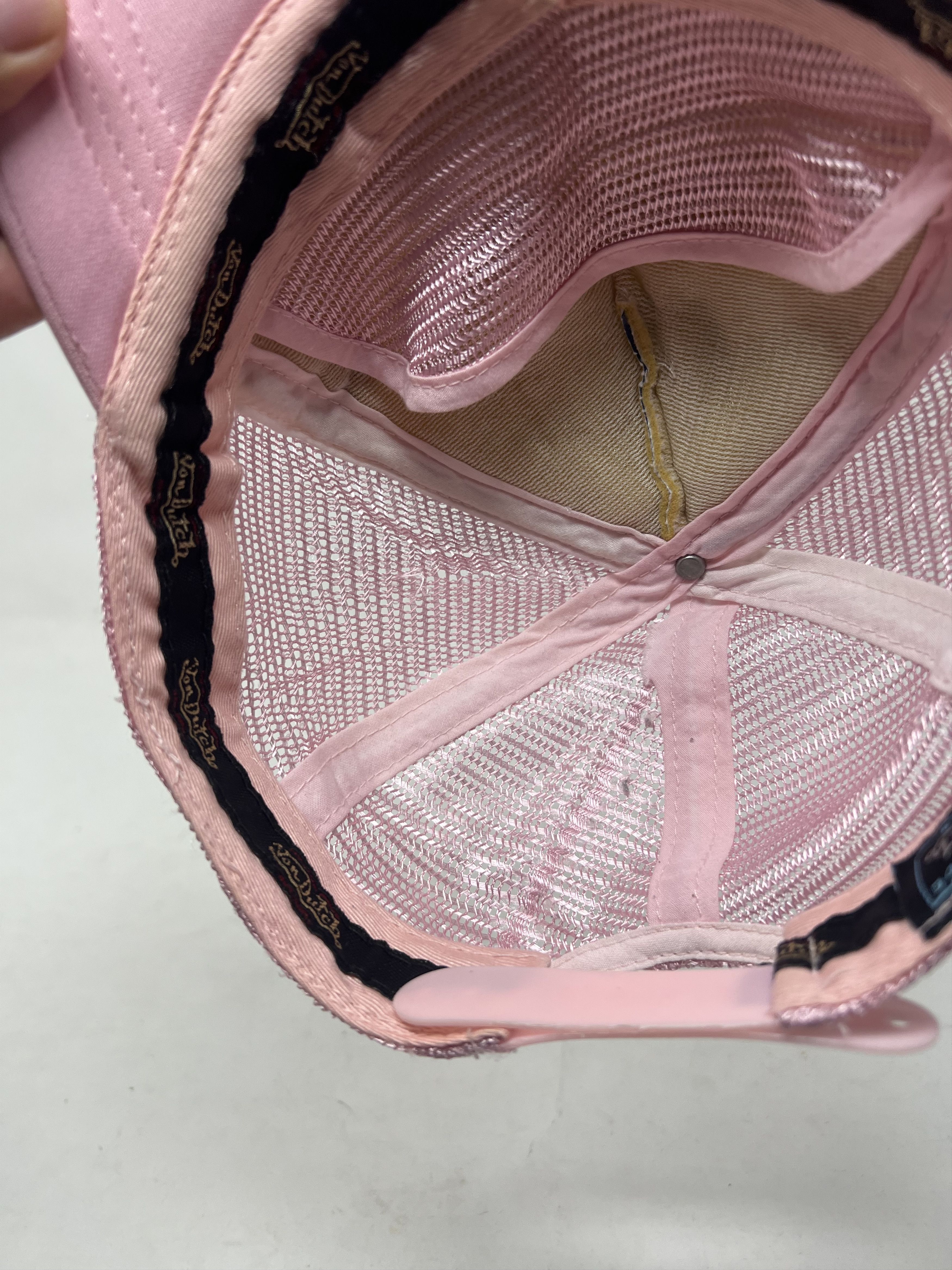 Von Dutch Von Dutch Pink Trucker Hat Size ONE SIZE - 14 Thumbnail