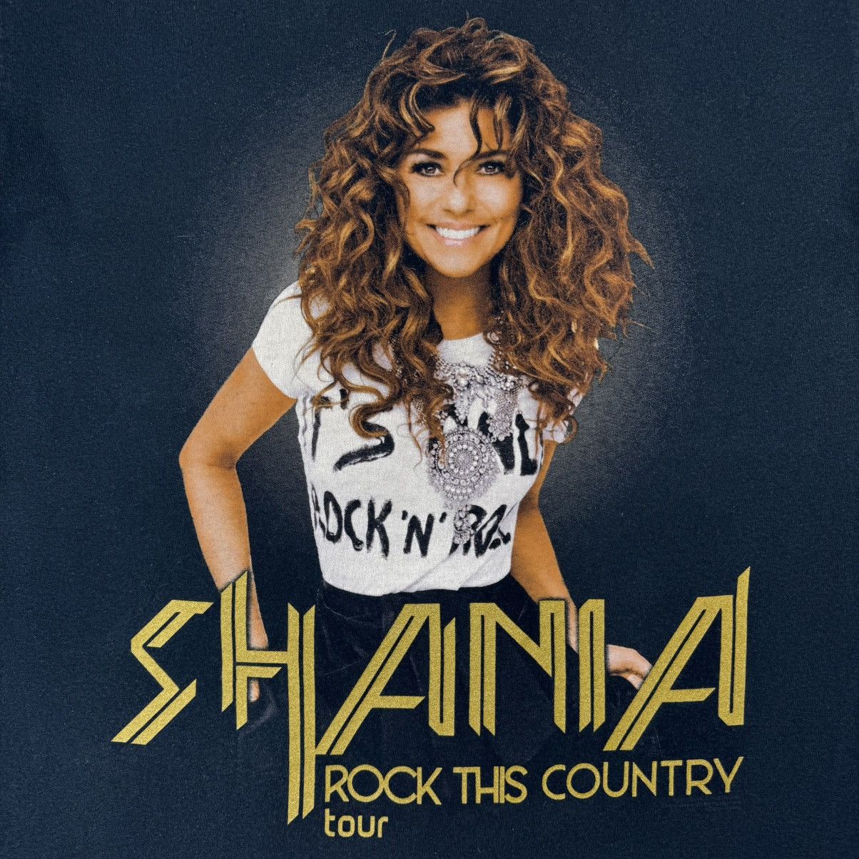 Band Tees Vintage Shania Twain Rock This Country Tour T-shirt Size US M / EU 48-50 / 2 - 6 Thumbnail