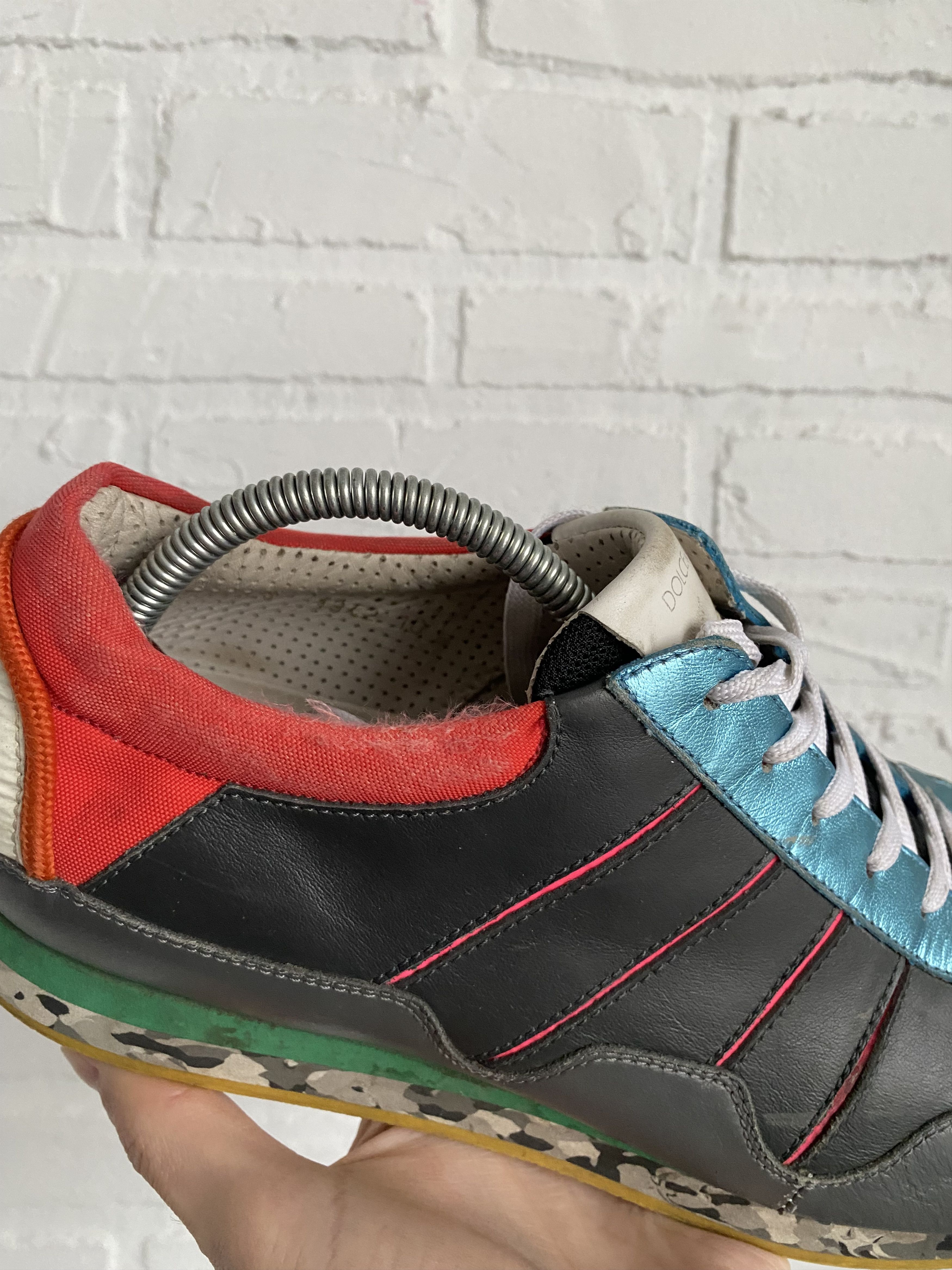 Dolce & Gabbana Dolce & Gabbana multicolor camo sneakers Size US 11 / EU 44 - 13 Thumbnail