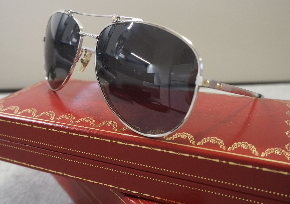 Cartier Cartier Santos sunglasses Size ONE SIZE - 4 Thumbnail