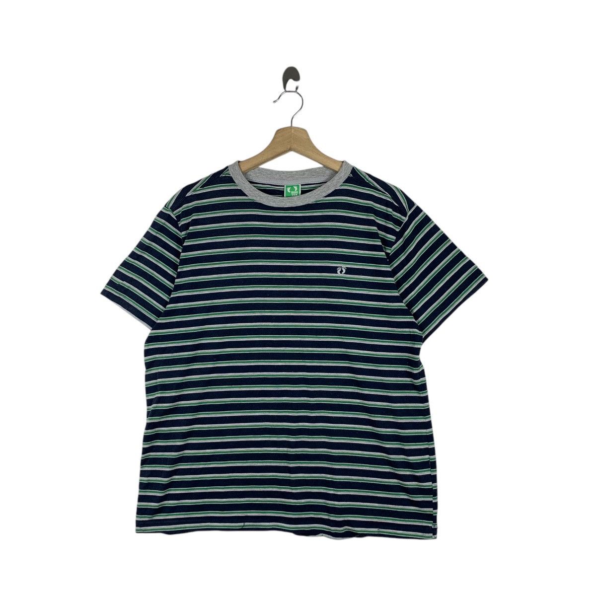 Hang Ten Vintage HANG TEN HAWAII Honolulu Striped Tee Shirt Top Size US L / EU 52-54 / 3 - 1 Thumbnail