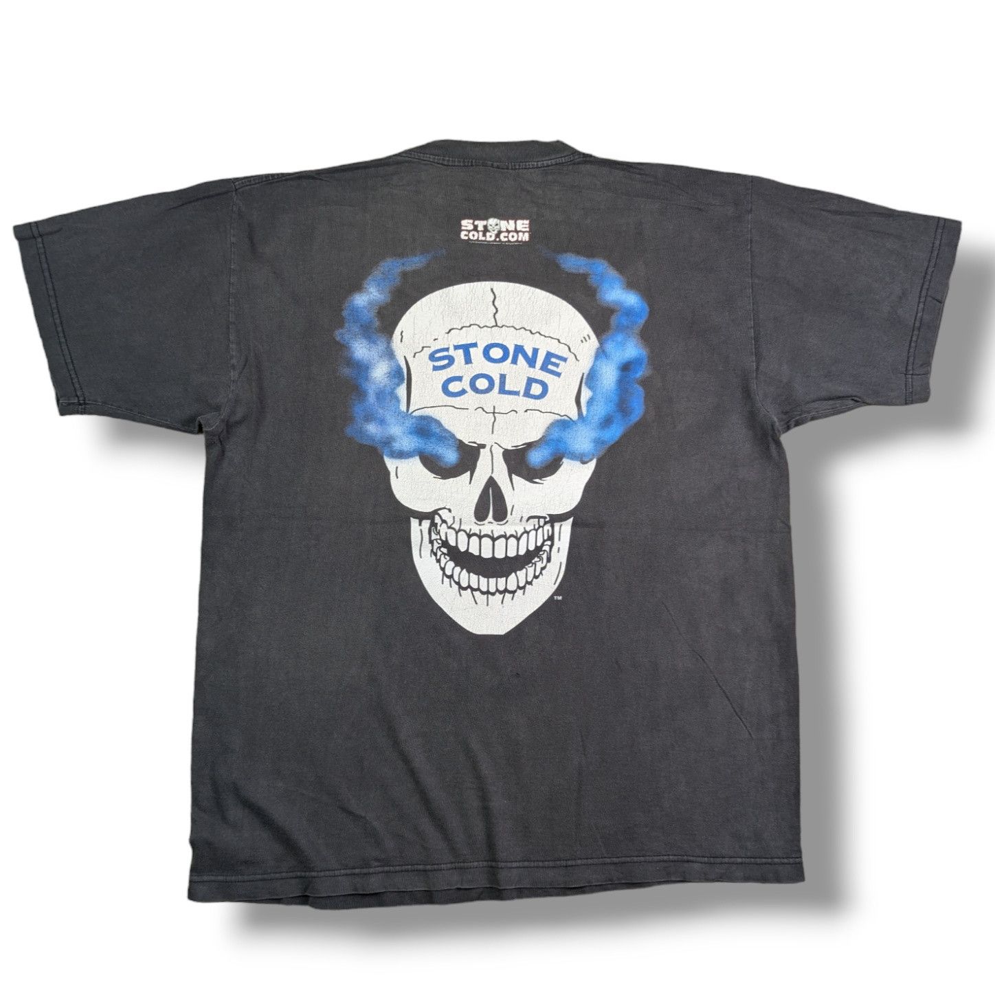 WWF Vintage Stone Cold Steve Austin rare skulls tee 1998 Size US L / EU 52-54 / 3 - 1 Thumbnail