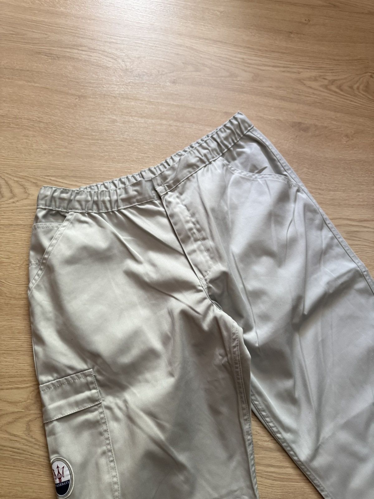 Maserati Vintage 00s Maserati Racing Team Moto Formula 1 Baggy Pants Size US 36 / EU 52 - 2 Thumbnail
