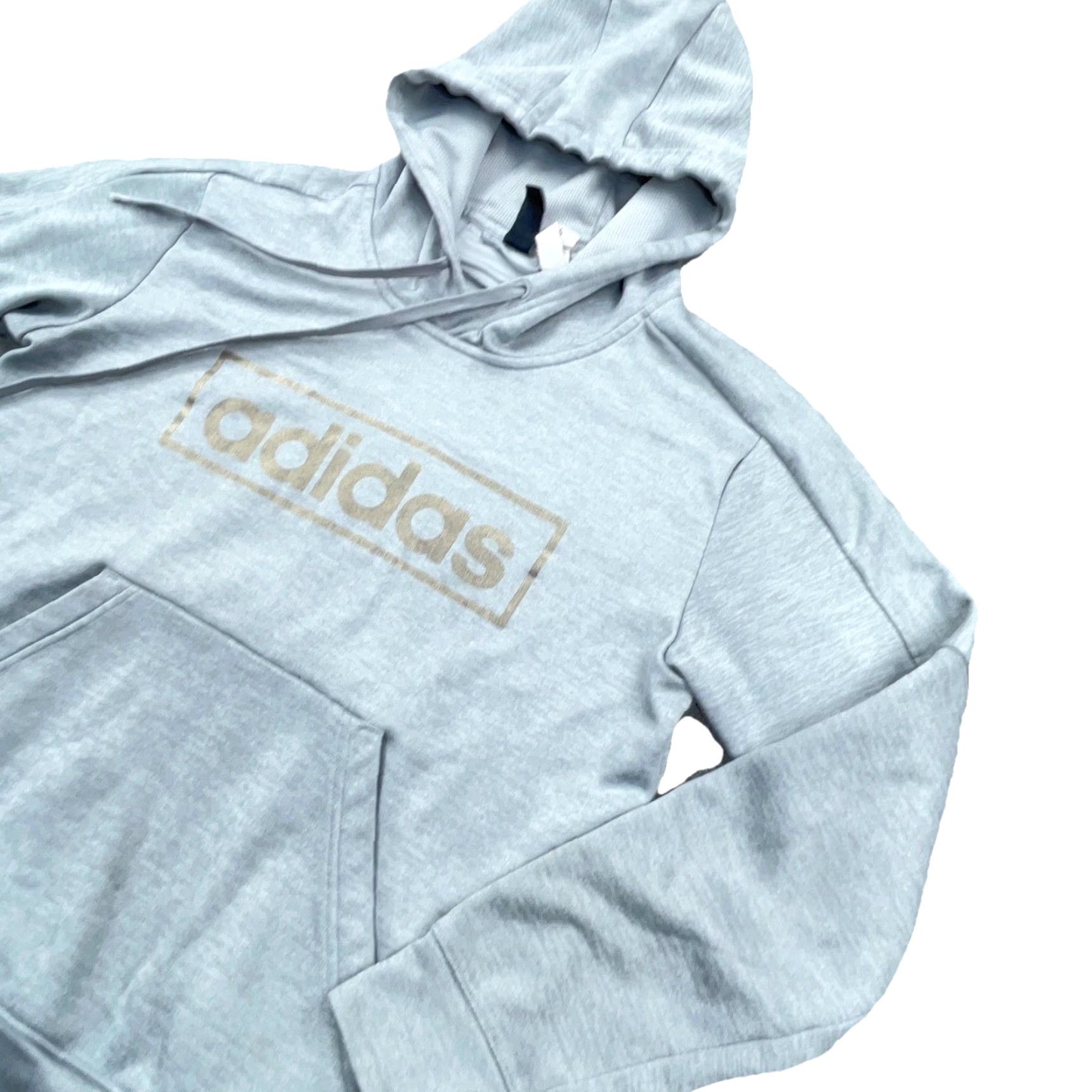 Adidas Adidas Hoodie Women Medium Gray Sweatshirt Sweater Logo Spell Out Ladies Size M / US 6-8 / IT 42-44 - 3 Thumbnail