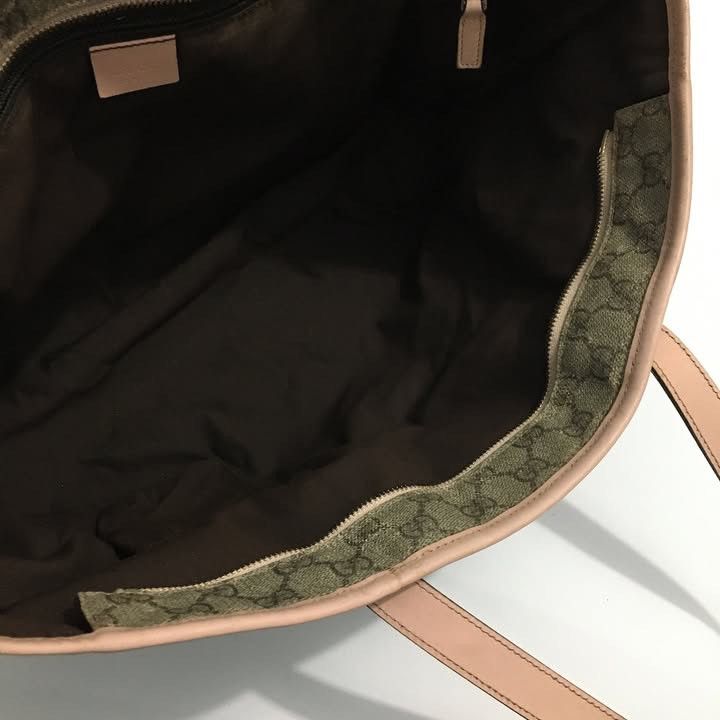 Gucci Gucci GG Supreme Canvas Leather Totebag Authentic Size ONE SIZE - 20 Thumbnail