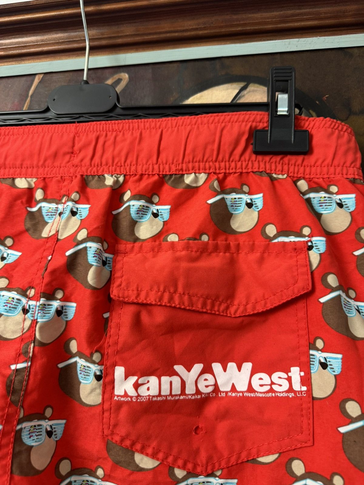 Kanye West Kanye West x Takashi Murakami Graduation Monogram Rap Shorts Size US 30 / EU 46 - 3 Thumbnail