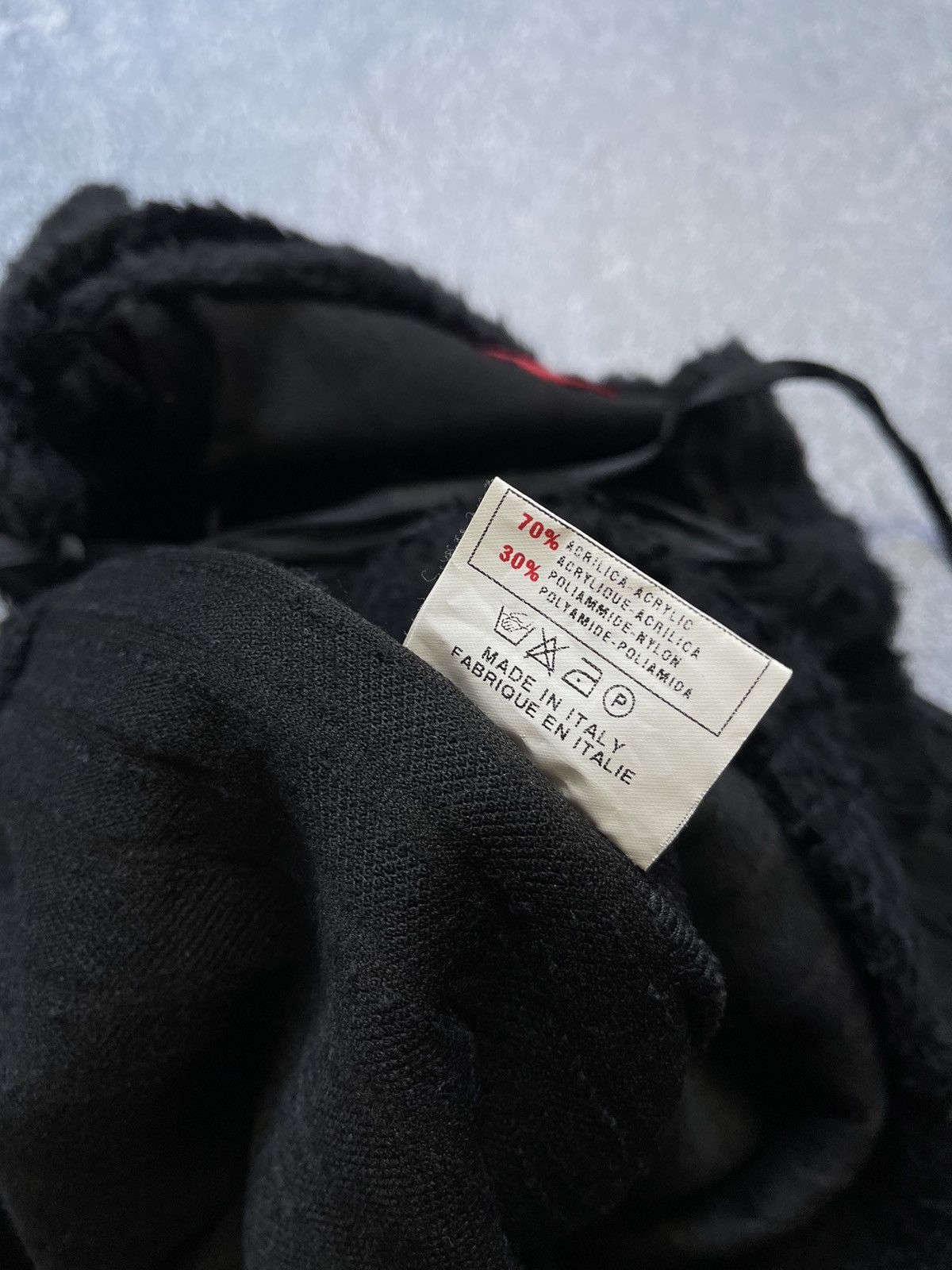 If Six Was Nine × Le Grande Bleu (L.G.B.) × Miss Sixty Miss Sixty Striped Faux Mohair Sweater Top type Rick Owens Size L / US 10 / IT 46 - 11 Thumbnail