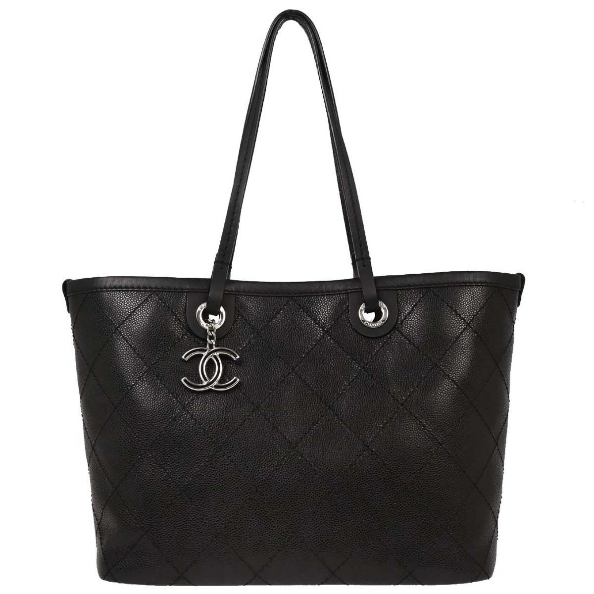 Chanel Chanel Fever Tote Quilted Caviar Size ONE SIZE - 1 Thumbnail
