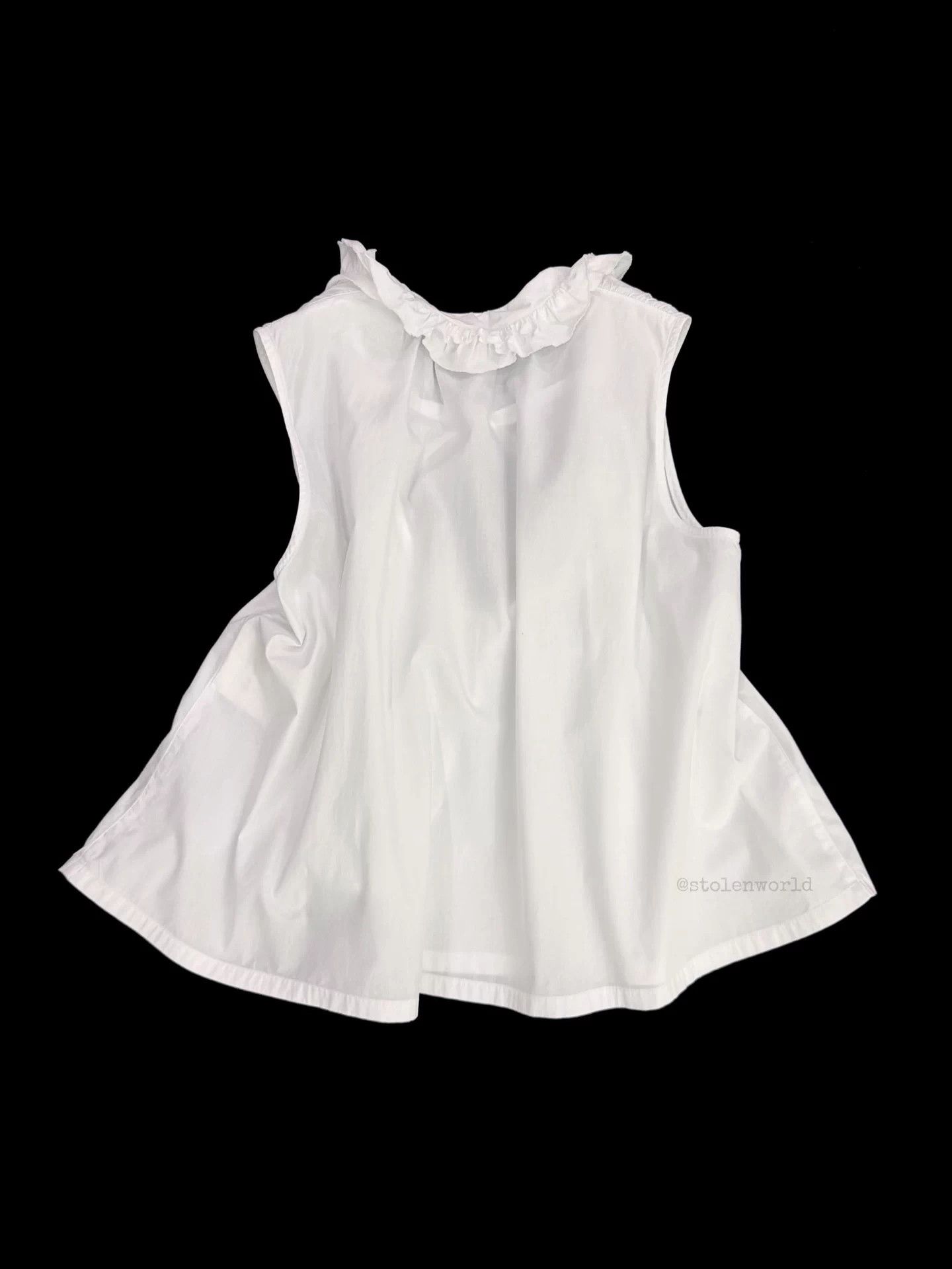 Comme des Garcons Comme des Garcons Lace Bow Front Oversized Tank Top Size M / US 6-8 / IT 42-44 - 4 Thumbnail