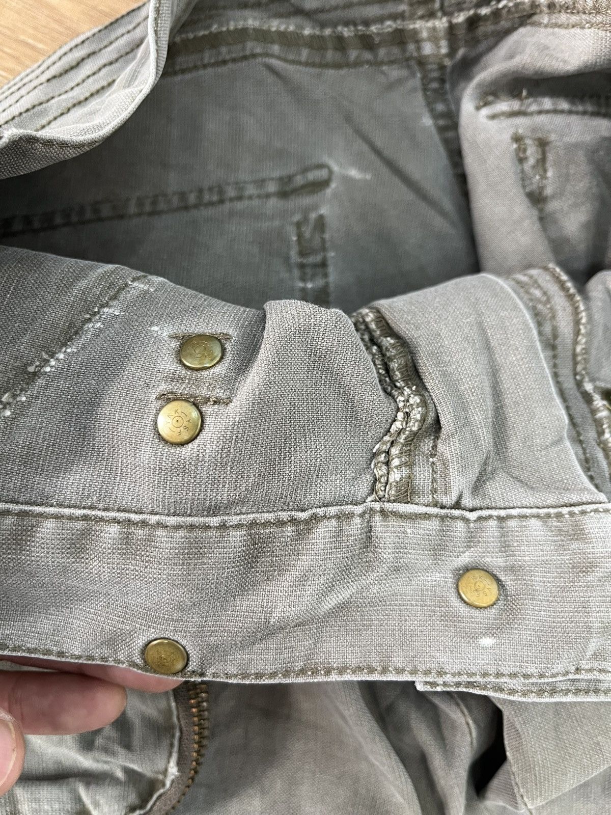 If Six Was Nine RARE PROKEDS FLARE JEANS BALENCIAGA STYLE BOOTCUT Size 32" / US 10 / IT 46 - 7 Thumbnail