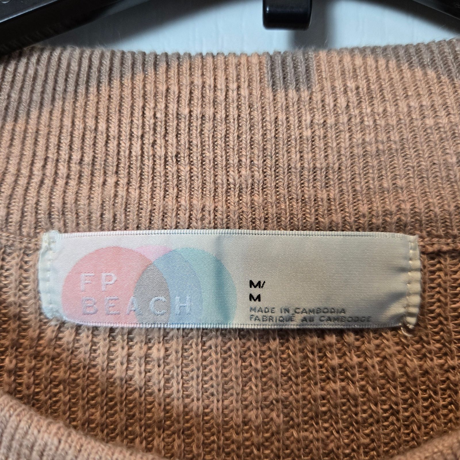 Free People FP Beach tan sweater sz M Size M / US 6-8 / IT 42-44 - 3 Thumbnail