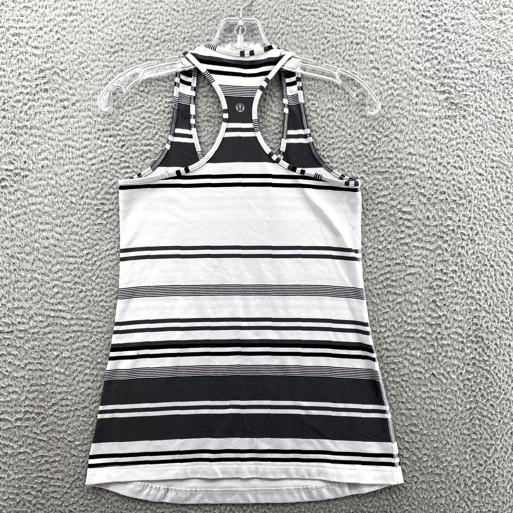 Lululemon Lululemon Cool Racerback Tank Top Womens 6 Black White Striped Running Train Y2k Shirt Adult XS-XL Size M / US 6-8 / IT 42-44 - 6 Thumbnail