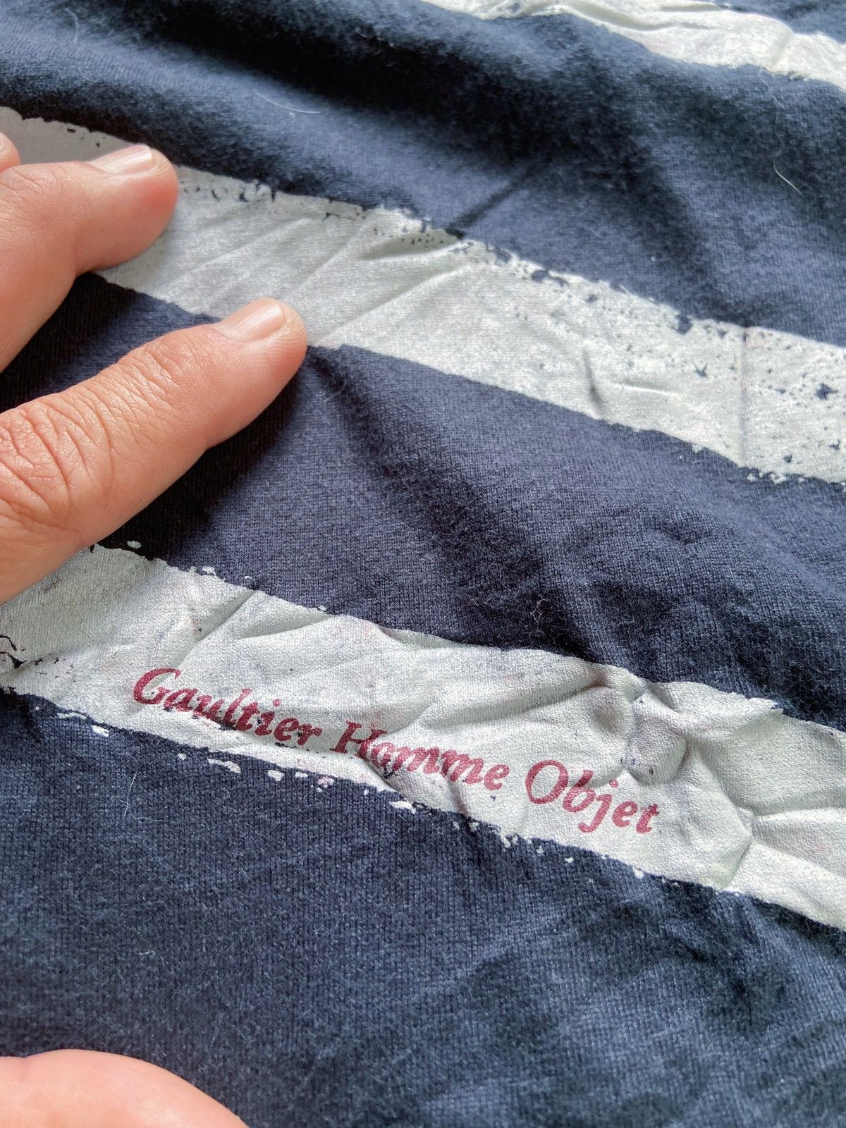 Gaultier Homme Objet GAULTIER HOMME OBJECT BRUSH DESIGN TEE Size US S / EU 44-46 / 1 - 5 Thumbnail