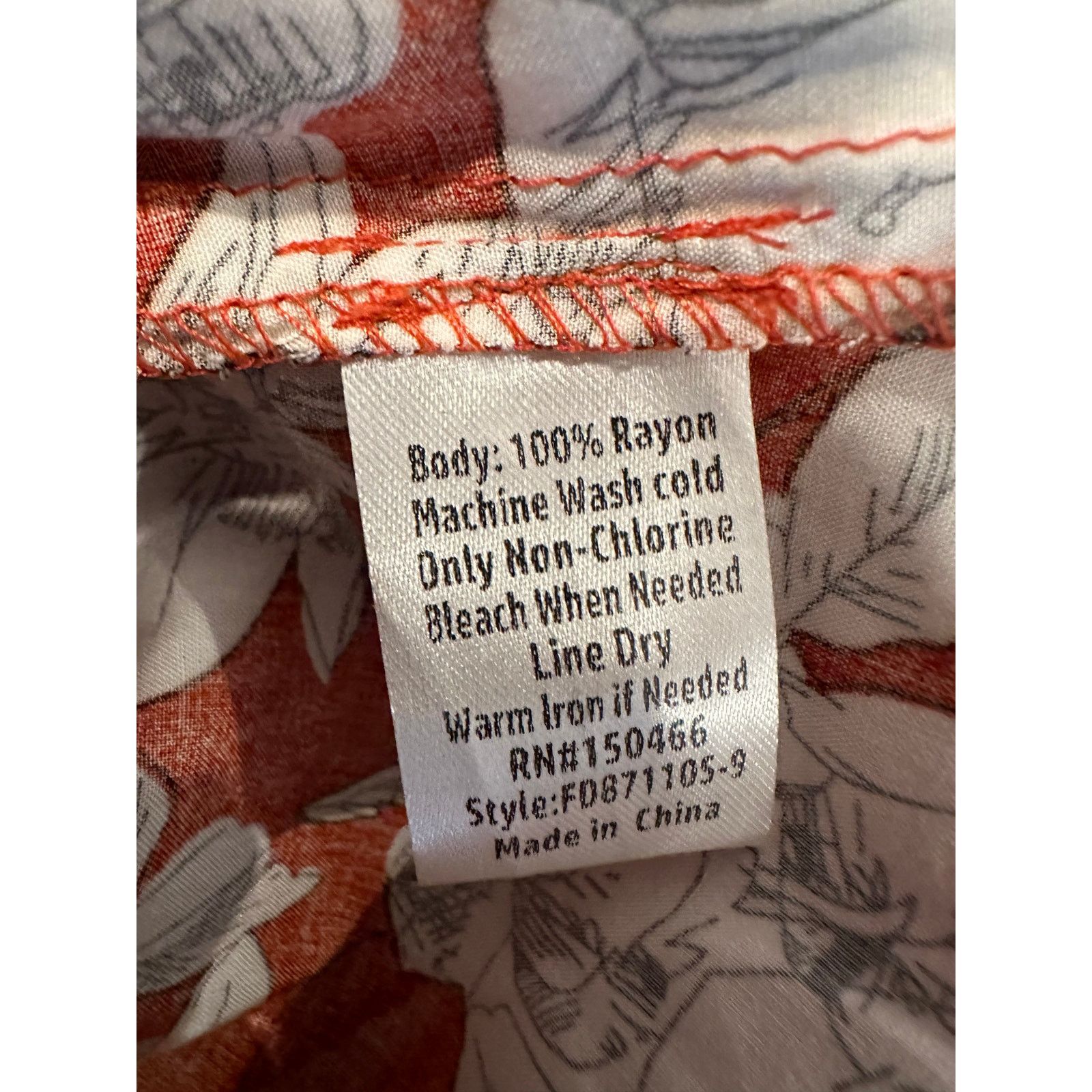 Other Fun2Fun Maley Pleated Detail Blouse Rust/Cream size M Size M / US 6-8 / IT 42-44 - 13 Thumbnail