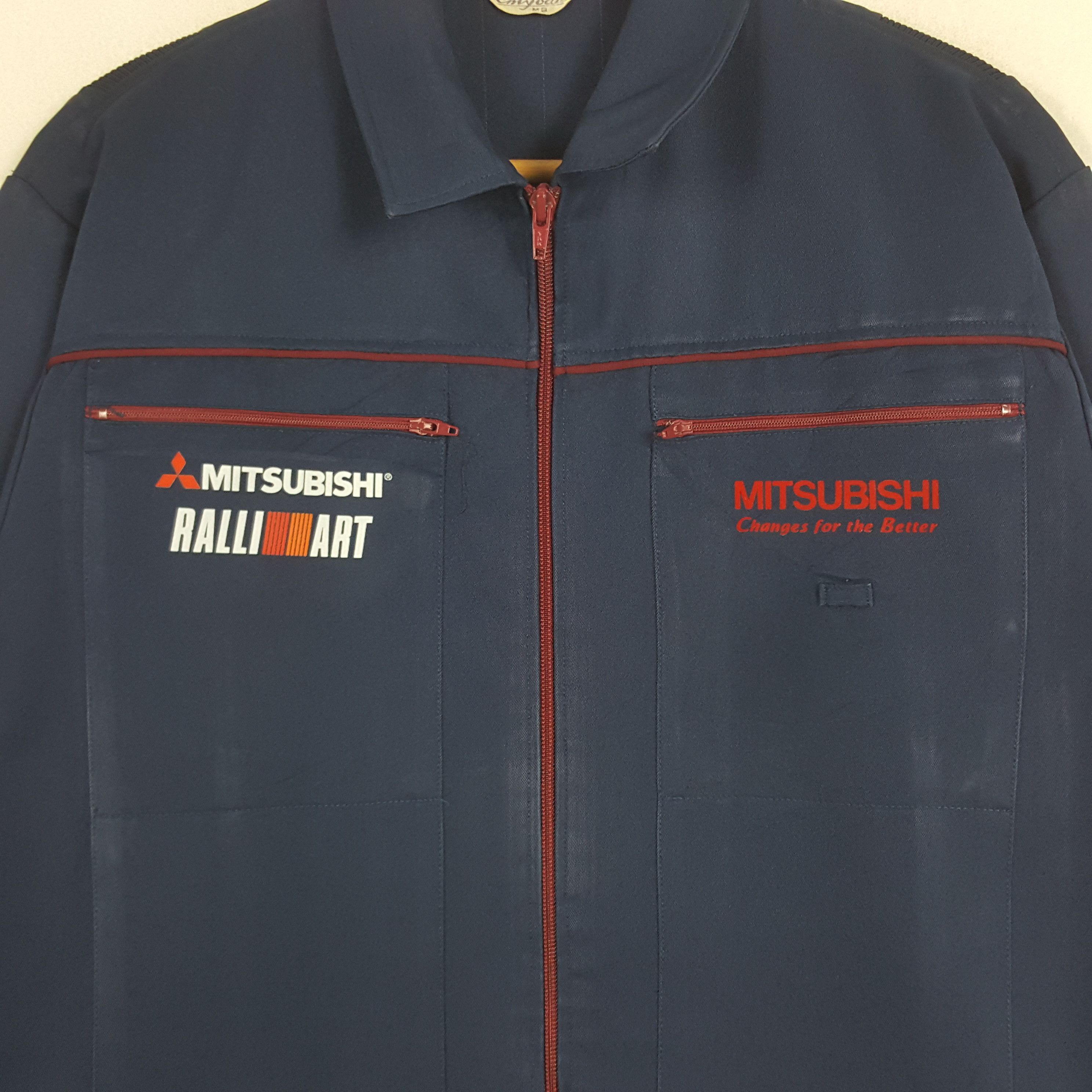 Japanese Brand × Vintage Vintage Mitsubishi Ralli Art Japanese Racing Custom Jacket Size US M / EU 48-50 / 2 - 4 Thumbnail