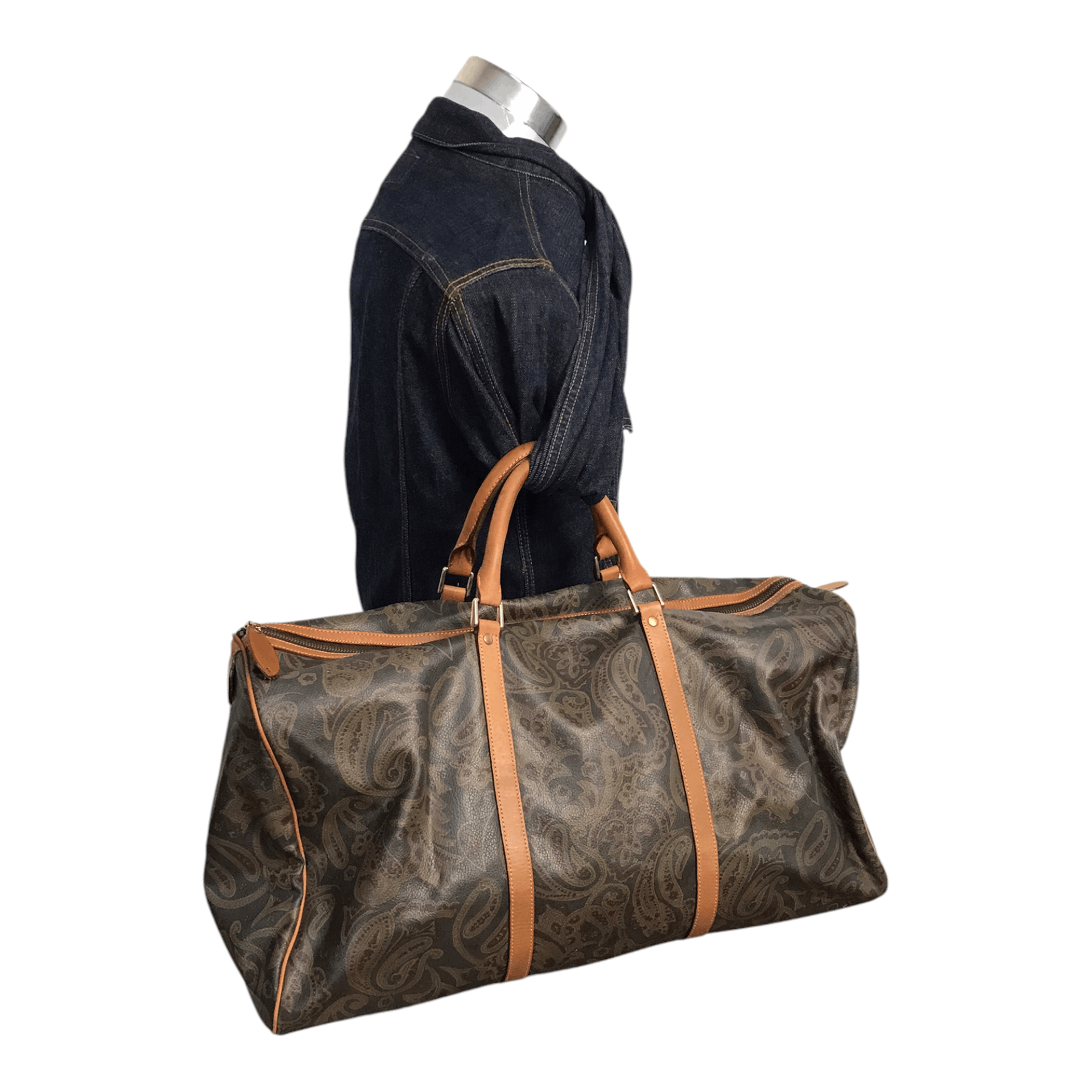 Japanese Brand Limark Paisley Travel/Duffle Bag like Etro Design Size ONE SIZE - 7 Thumbnail