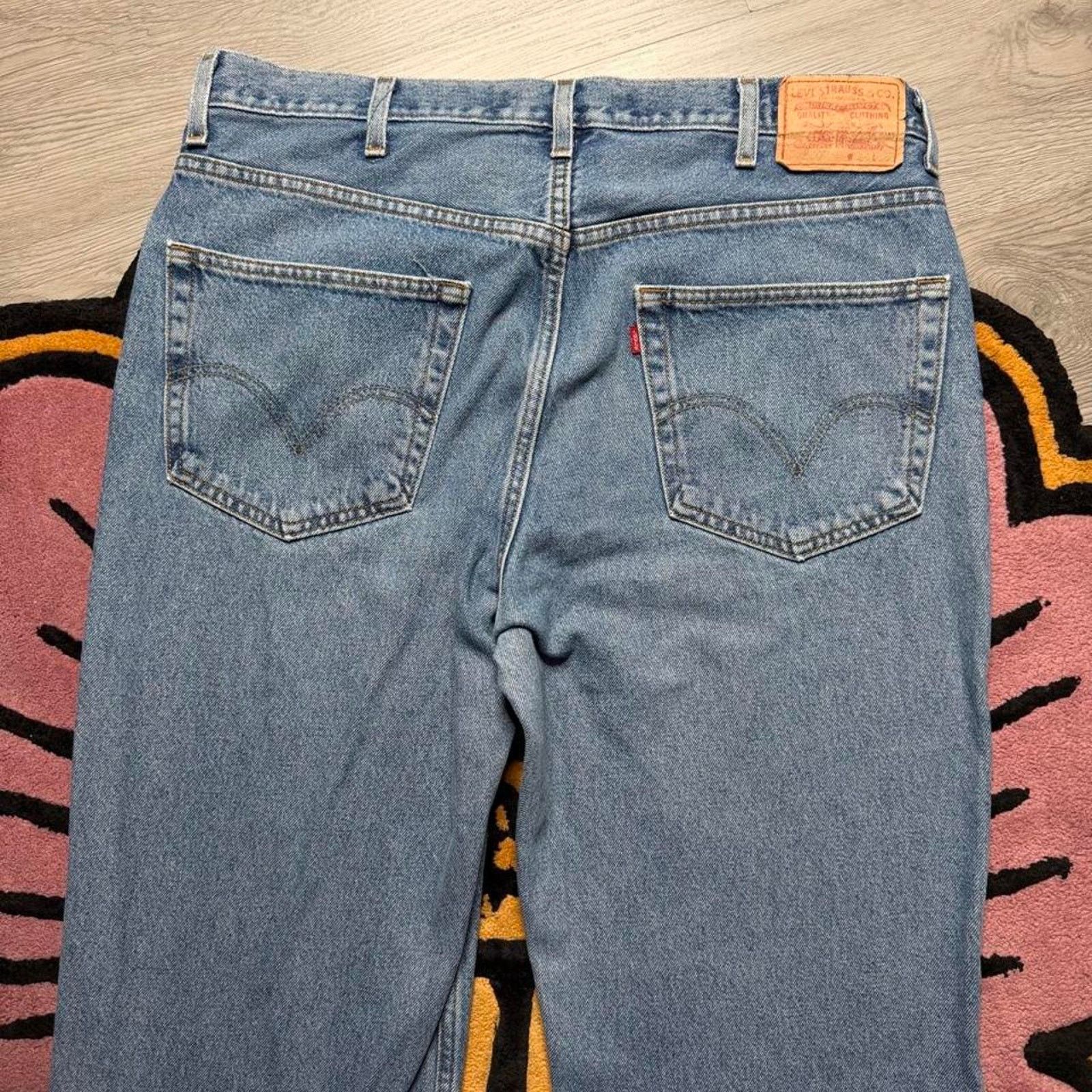 Levi's × Vintage Vintage Y2K Levi’s Strauss 550 Relaxed Fit Denim Jeans 38x30 Size US 38 / EU 54 - 8 Thumbnail