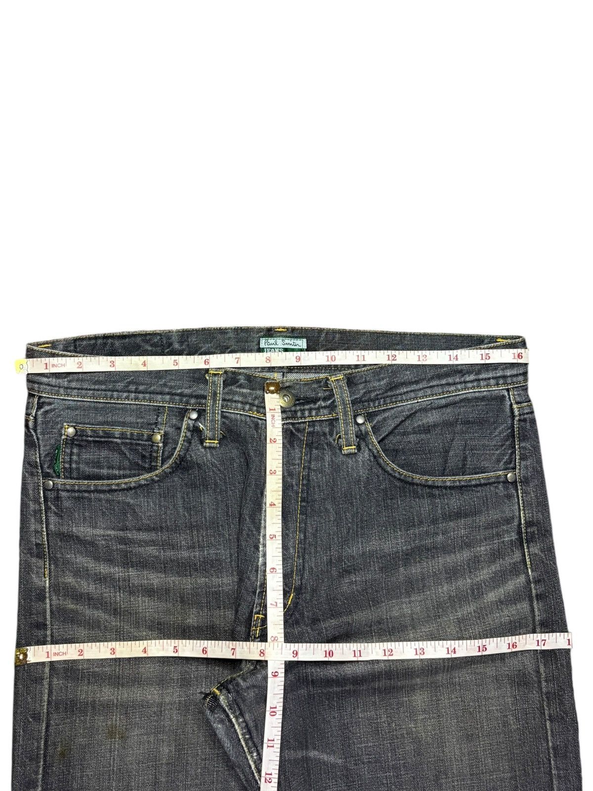 Paul Smith × Vintage Vintage Paul Smith Faded Wash Loose Fit Jeans Size US 32 / EU 48 - 12 Thumbnail