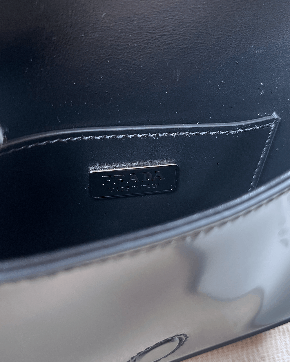 Prada Prada mens Brushed leather Spazzolato mini bag Size ONE SIZE - 7 Thumbnail