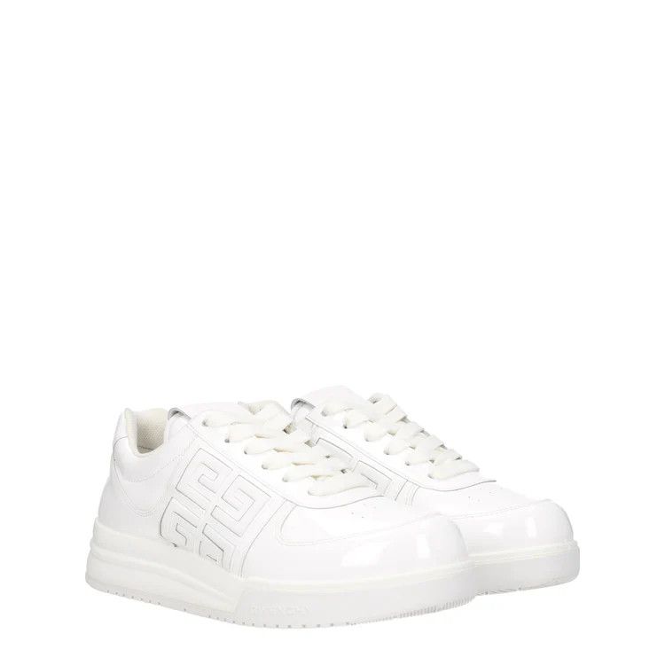 Givenchy ob1o1e1124 Patent Leather Sneakers in White Size US 6.5 / IT 36.5 - 2 Thumbnail