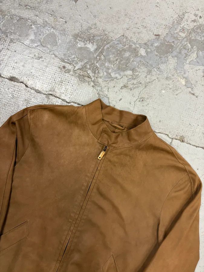 Emporio Armani SS2006 Emporio Armani Pure Brown Leather Jacket Size US S / EU 44-46 / 1 - 4 Thumbnail
