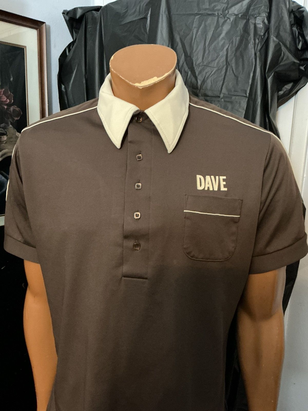 Vintage Vintage 70s King Louie The Company Store Bowling Polo Shirt Size US L / EU 52-54 / 3 - 12 Thumbnail