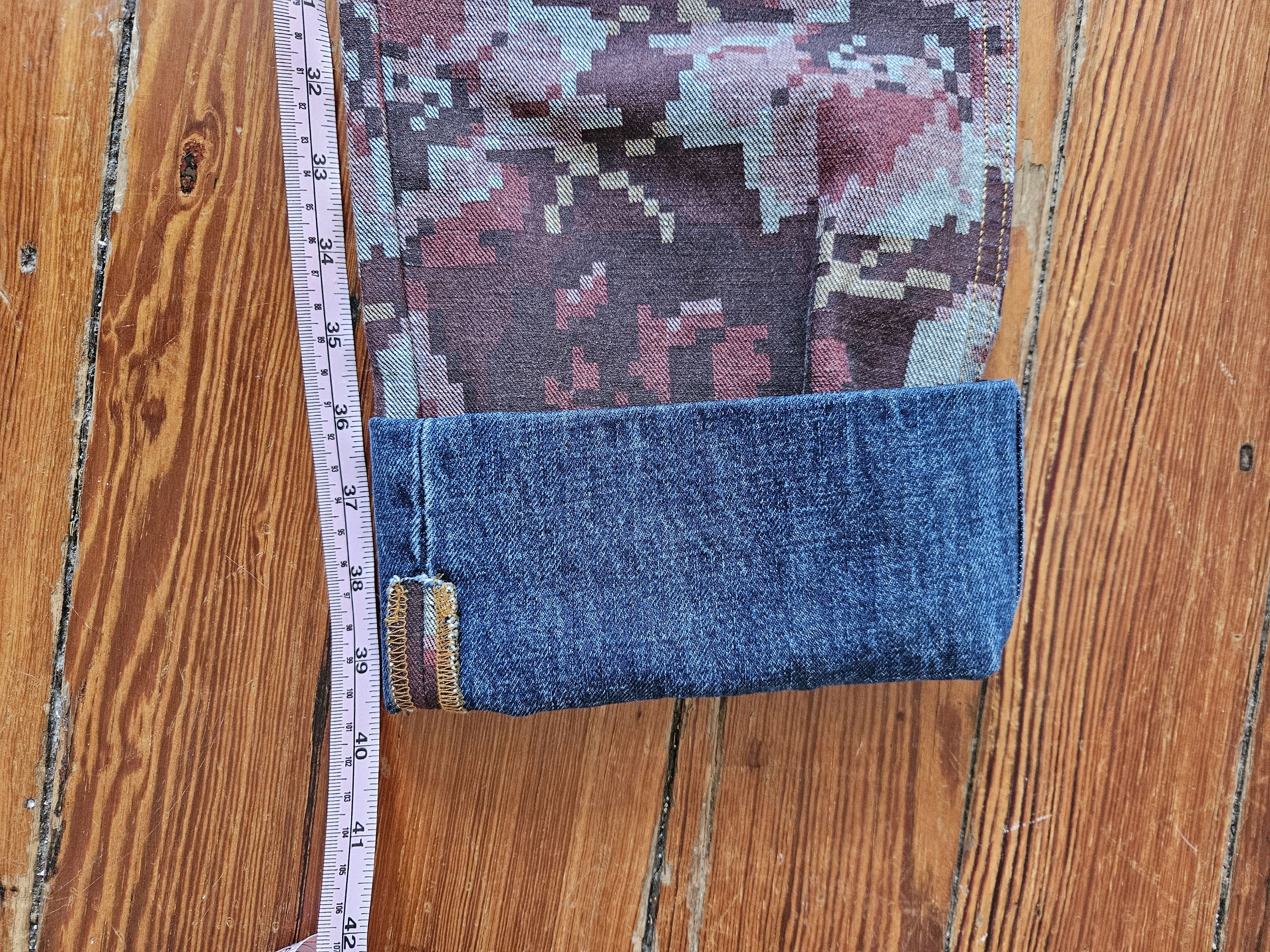 Kenzo Kenzo floral pixel printed straight jeans Size 26" / US 2 / IT 38 - 8 Thumbnail