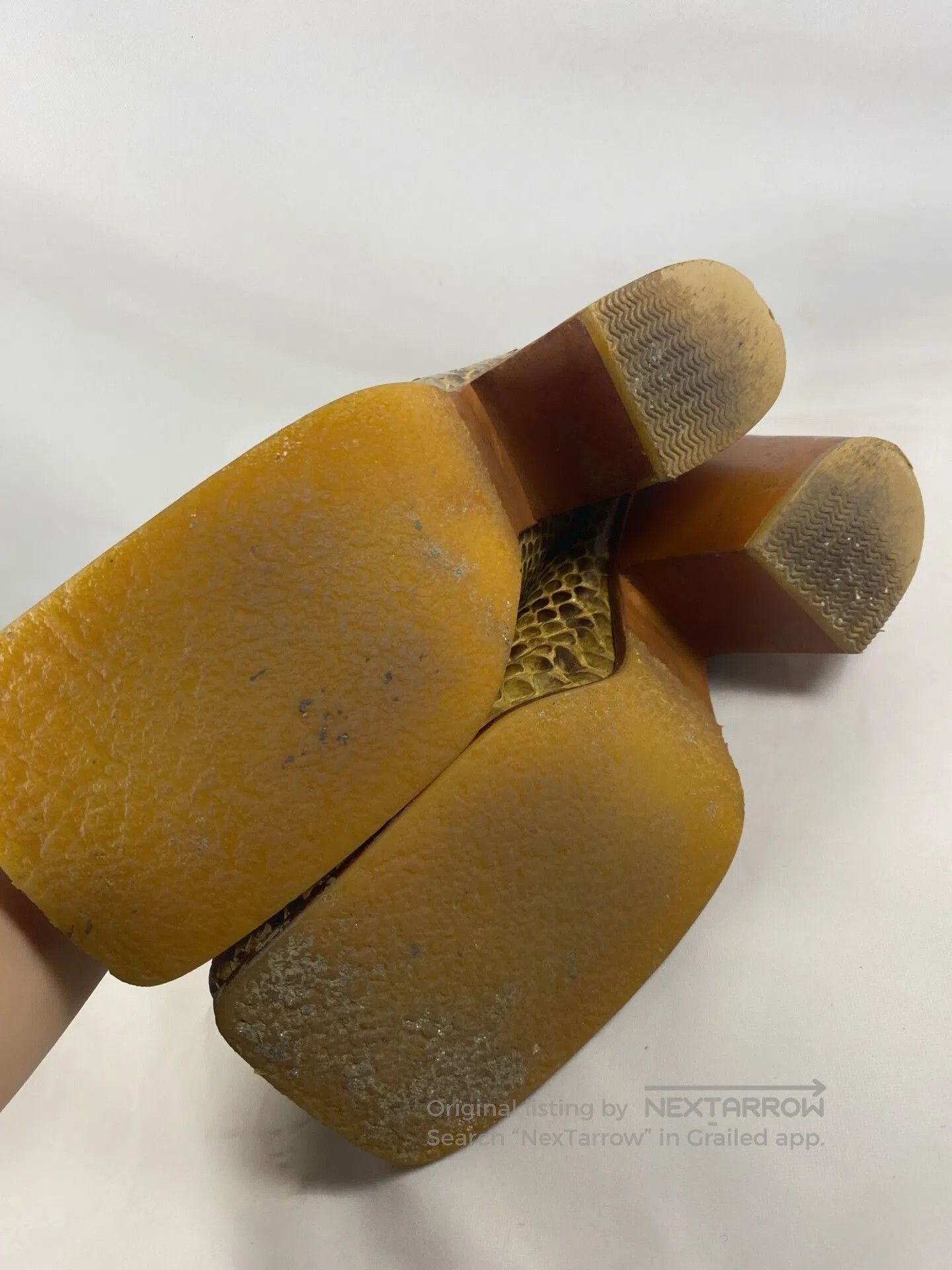 Other Koji Kuga Snakeskin Slipper Boots. Size US 6 / IT 36 - 6 Thumbnail