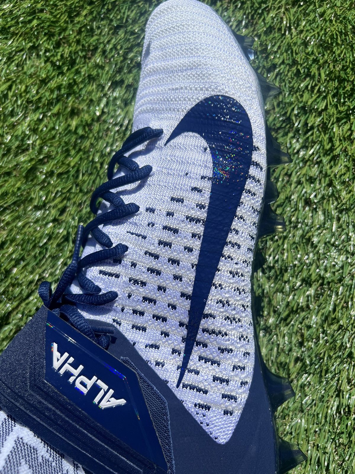 NCAA × NFL × Nike Nike Alpha Menace Elite 2 Flyknit Football Cleats no box Size US 13 / EU 46 - 8 Thumbnail