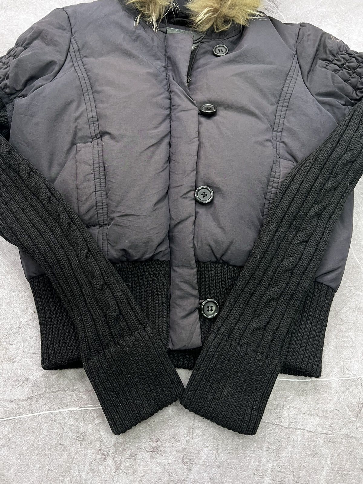 Hysteric Glamour × If Six Was Nine 2000s Avant Garde If Six Was Nine Style Jacket fur Hood 90s Size M / US 6-8 / IT 42-44 - 4 Thumbnail