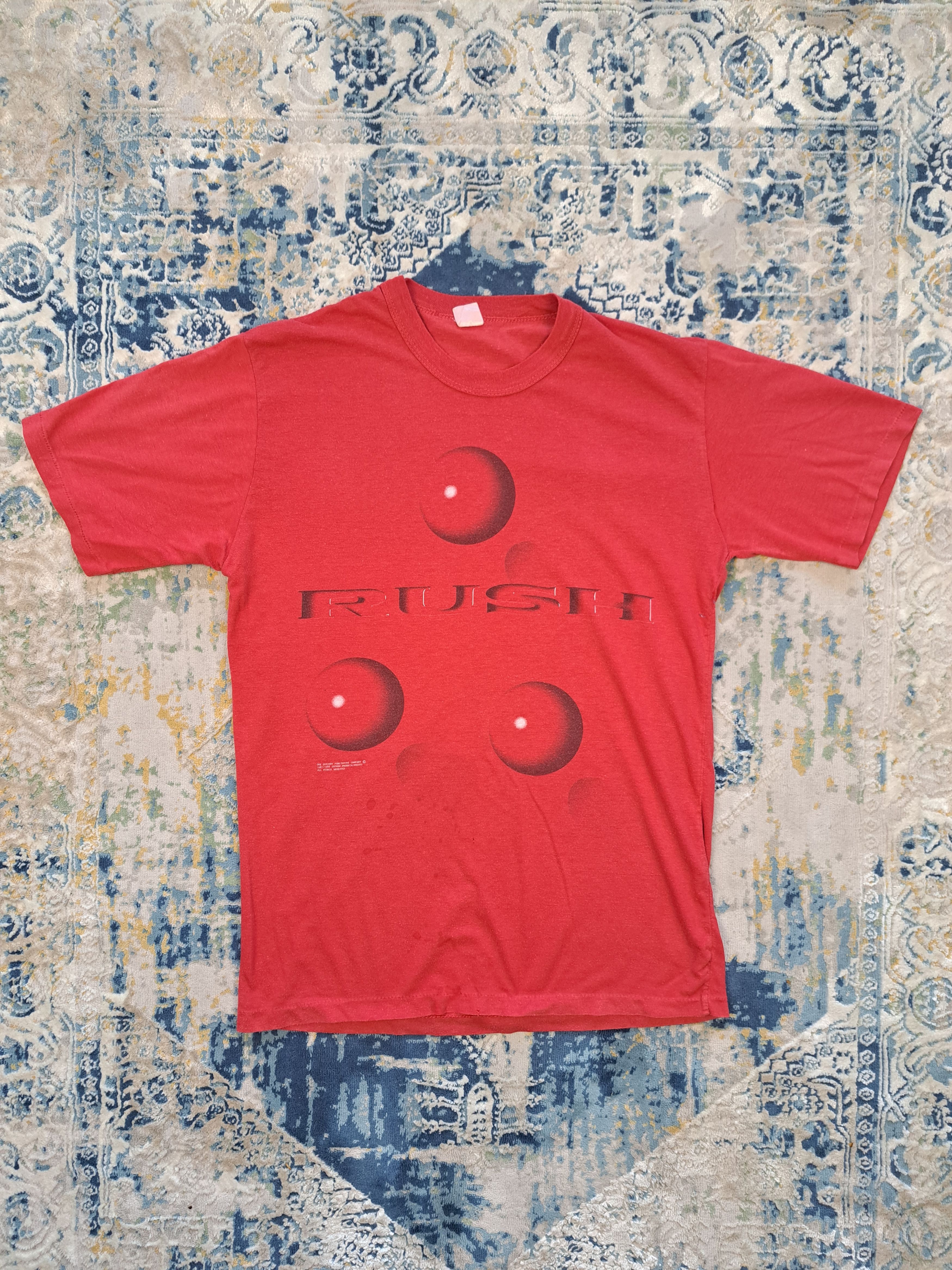 Band Tees Vintage 1988 Rush Hold Your Fire Tour Tee Hard Rock Metal Size US L / EU 52-54 / 3 - 1 Thumbnail