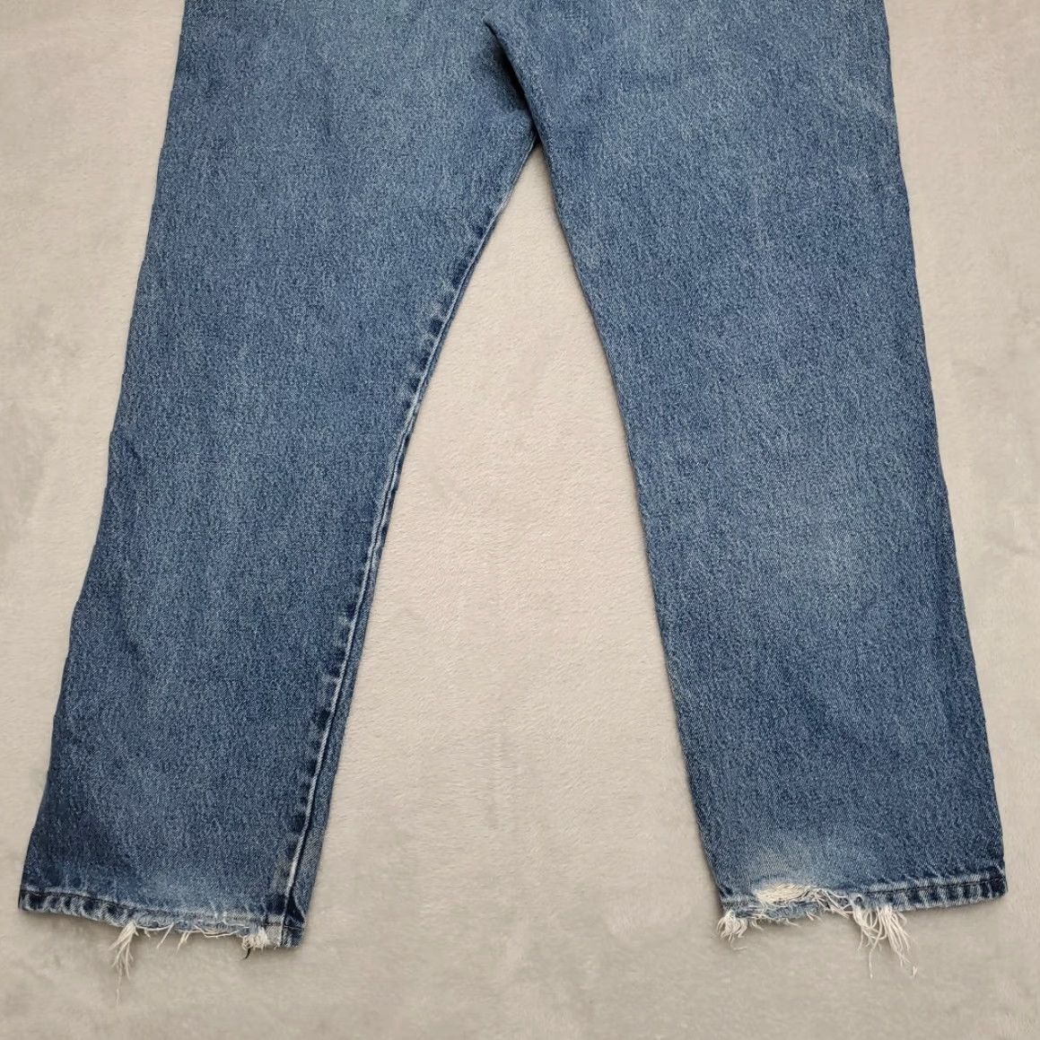 Wrangler VINTAGE Wrangler Jeans Mens 38x30 Denim Premium Quality Regular Fit 100% Cotton Comfort Blue 5-Pocket Design Mens Regular Jeans USA 90s Size US 38 / EU 54 - 7 Thumbnail
