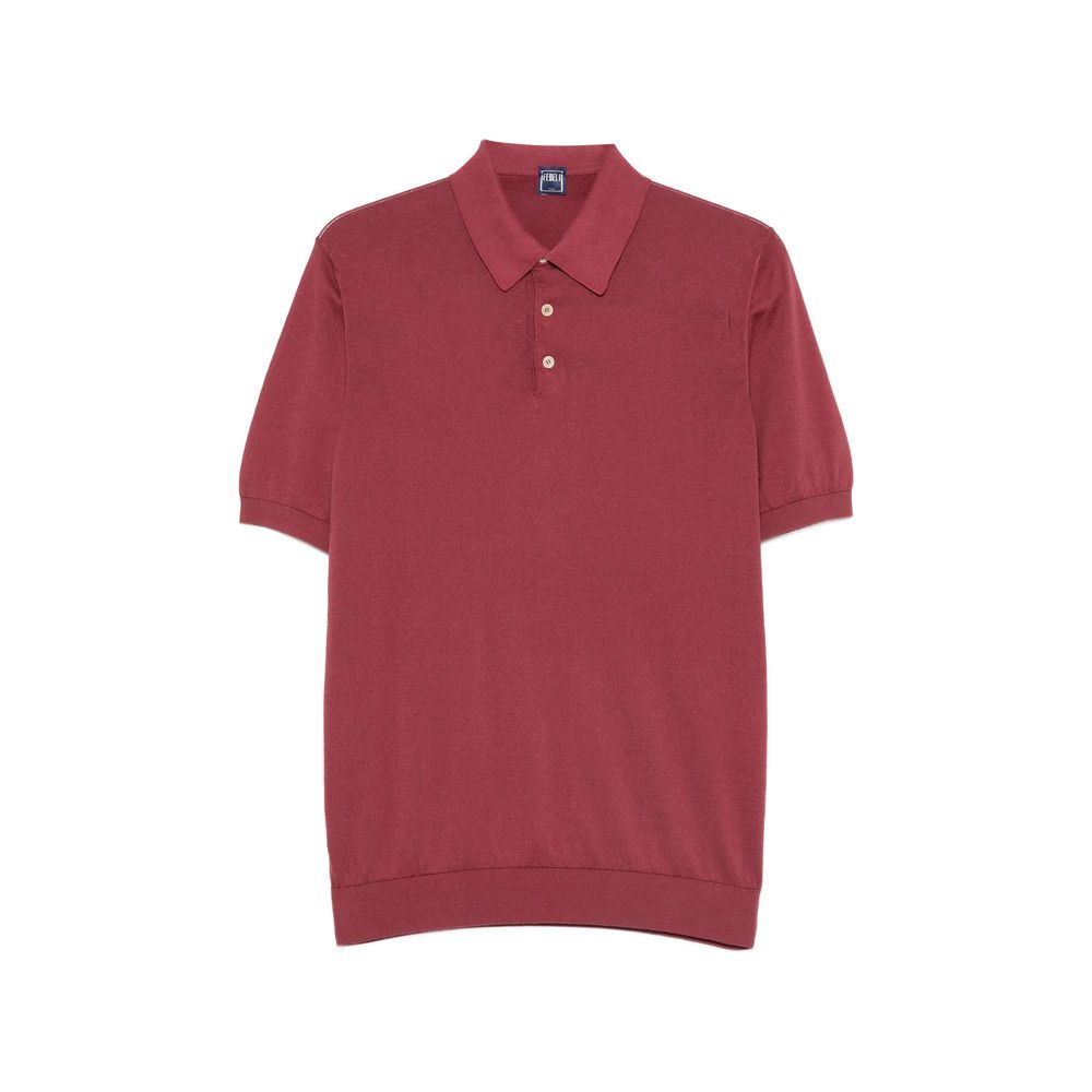 Fedeli Fedeli RED Polo Shirts Size US L / EU 52-54 / 3 - 1 Thumbnail