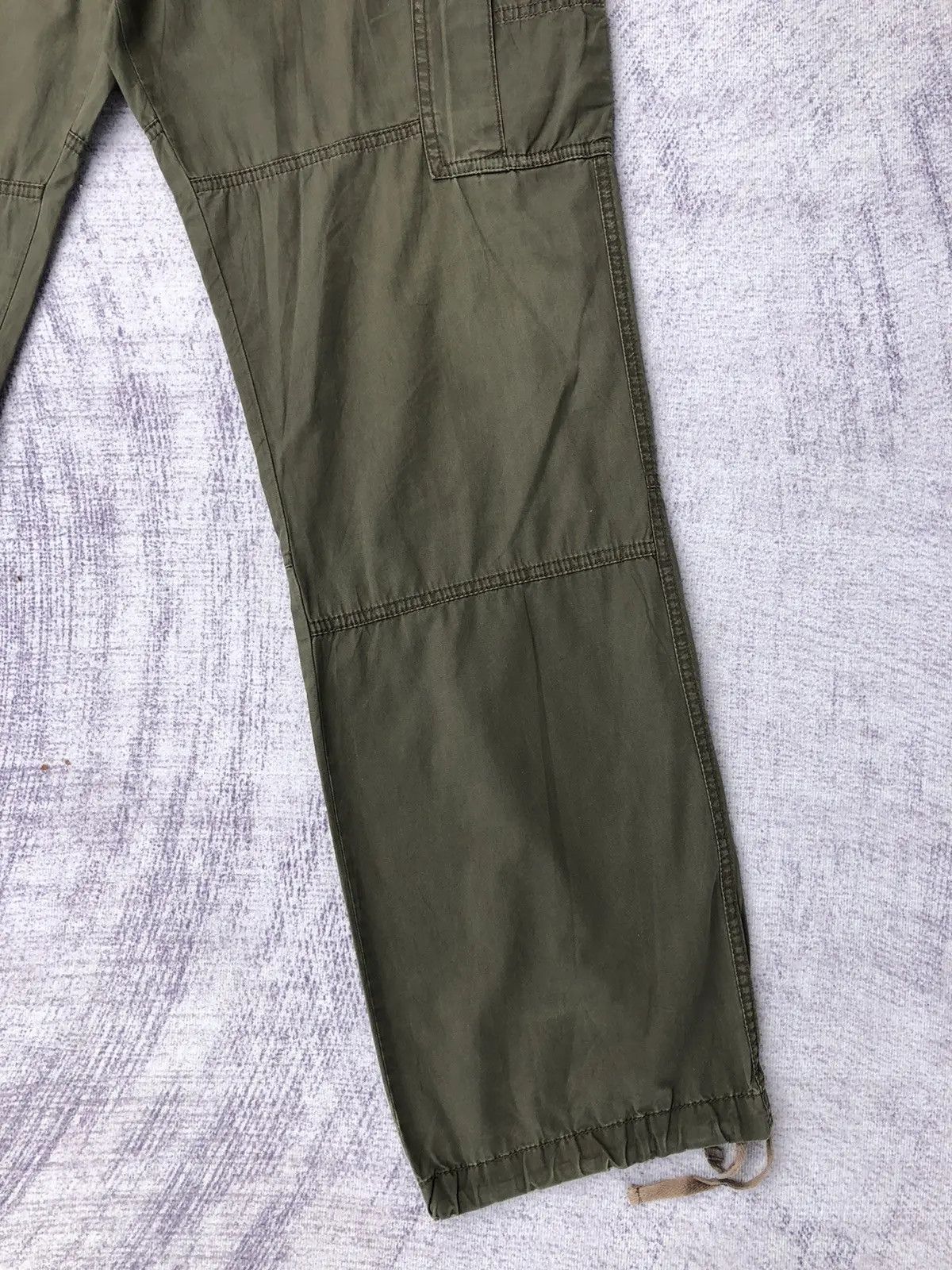 Japanese Brand Columbia Green Cargo Multi-Pocket Tectical Pants Size US 33 - 4 Thumbnail