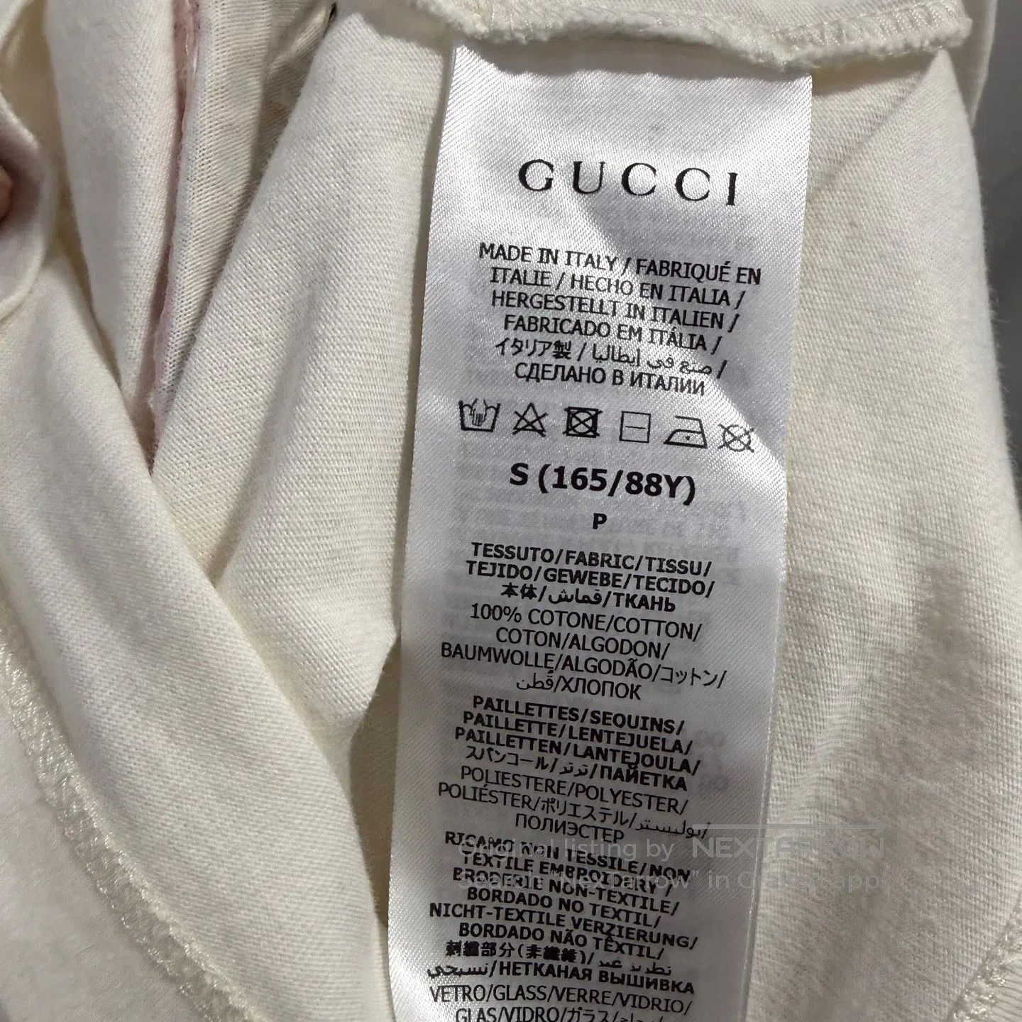 Gucci Guicci Ice Cream Short Sleeve| Size S / US 4 / IT 40 - 5 Thumbnail