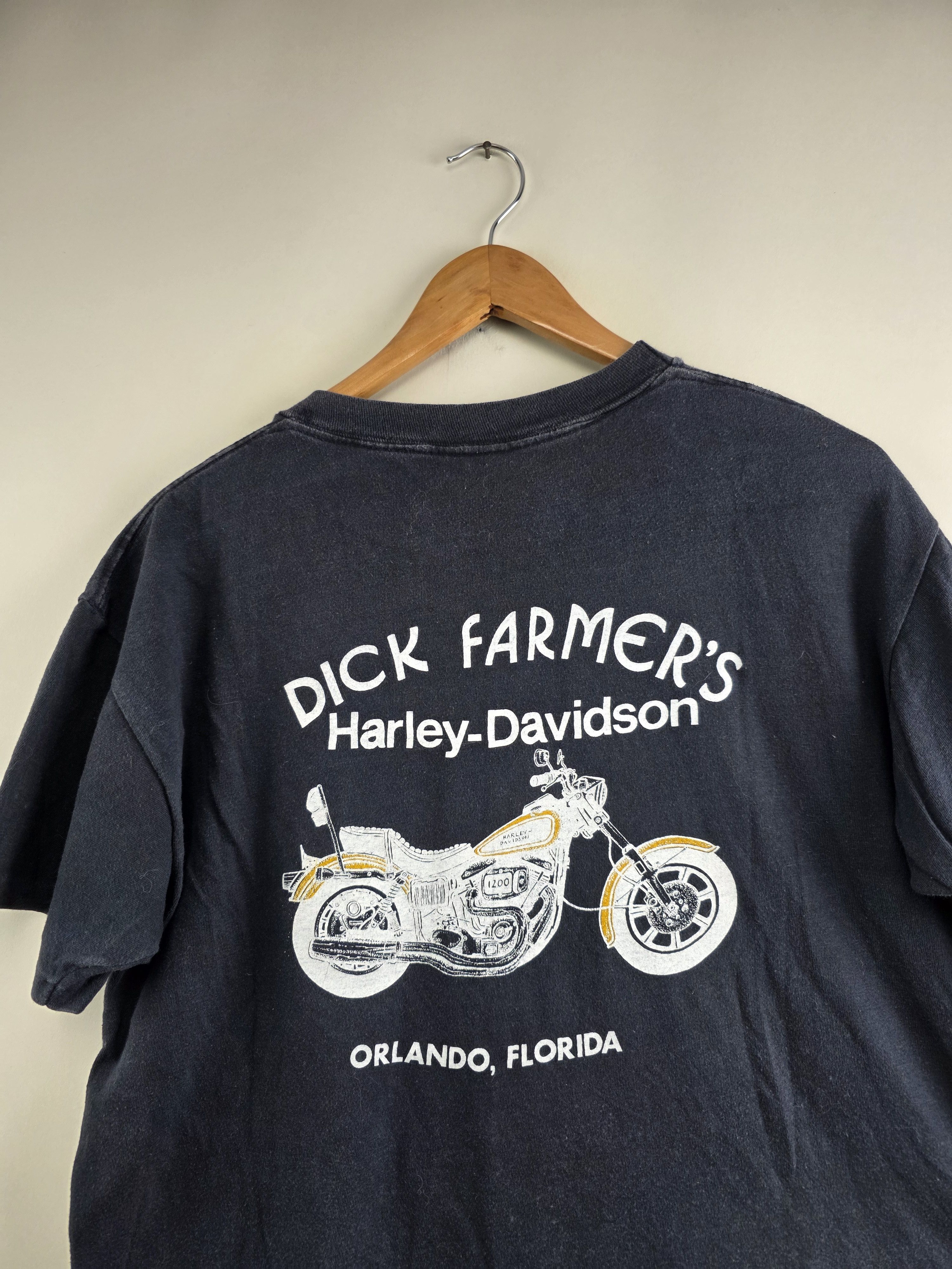 Harley Davidson Early 80s Harley Davidson 3D Emblem XL 22" 26" Size US XL / EU 56 / 4 - 8 Thumbnail