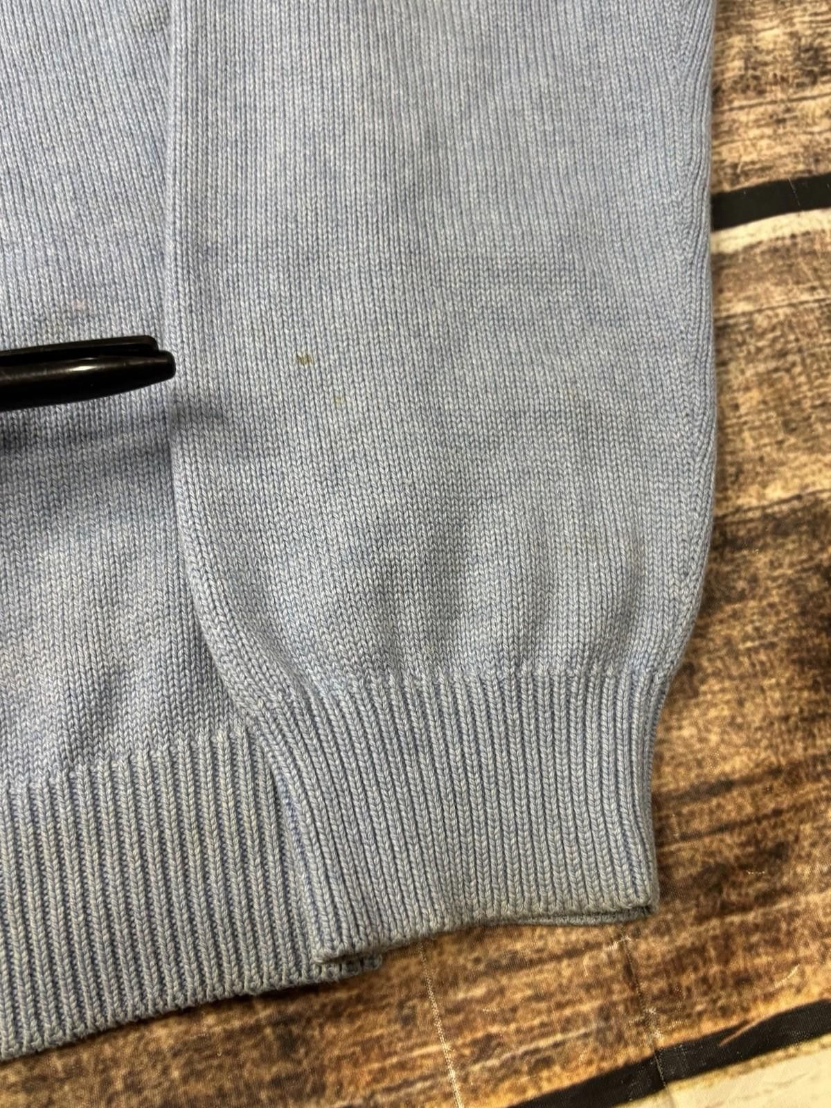 Nautica VTG Nautica Sweater Mens Medium Blue Striped Knit Cotton Y2K Size US M / EU 48-50 / 2 - 10 Thumbnail