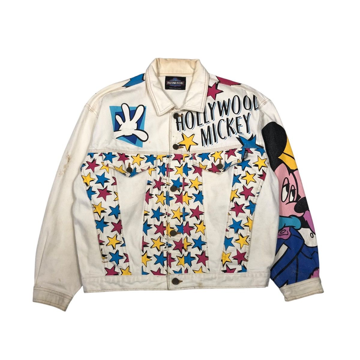 Cartoon Network 🔥VINTAGE TRUCKER DENIM JACKET HOLLYWOOD MICKEY WALT DISNEY Size US M / EU 48-50 / 2 - 2 Thumbnail