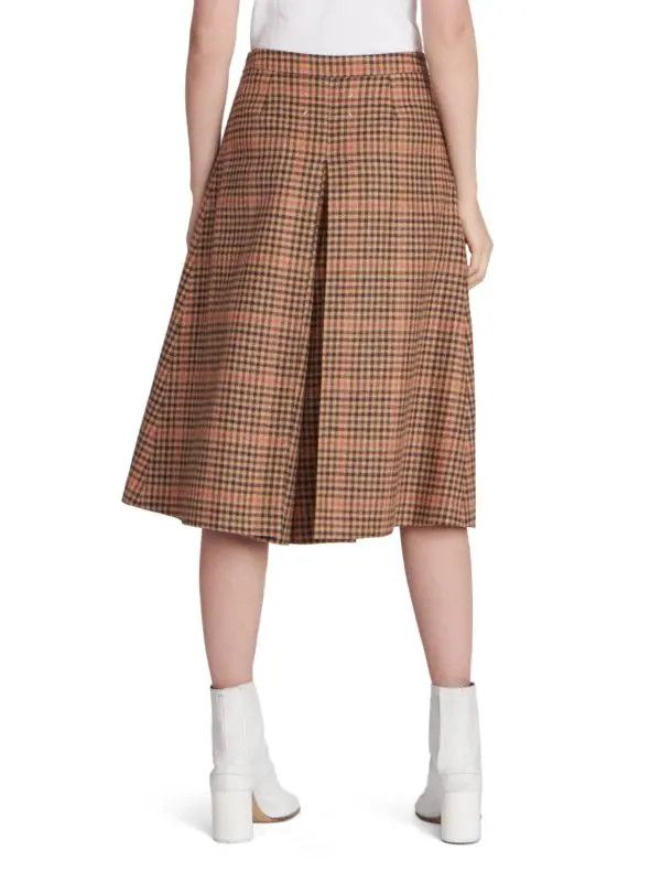 Maison Margiela o1y0625 Midi Skirt in Multicolor Size 25" / US 0 / IT 36 - 4 Thumbnail