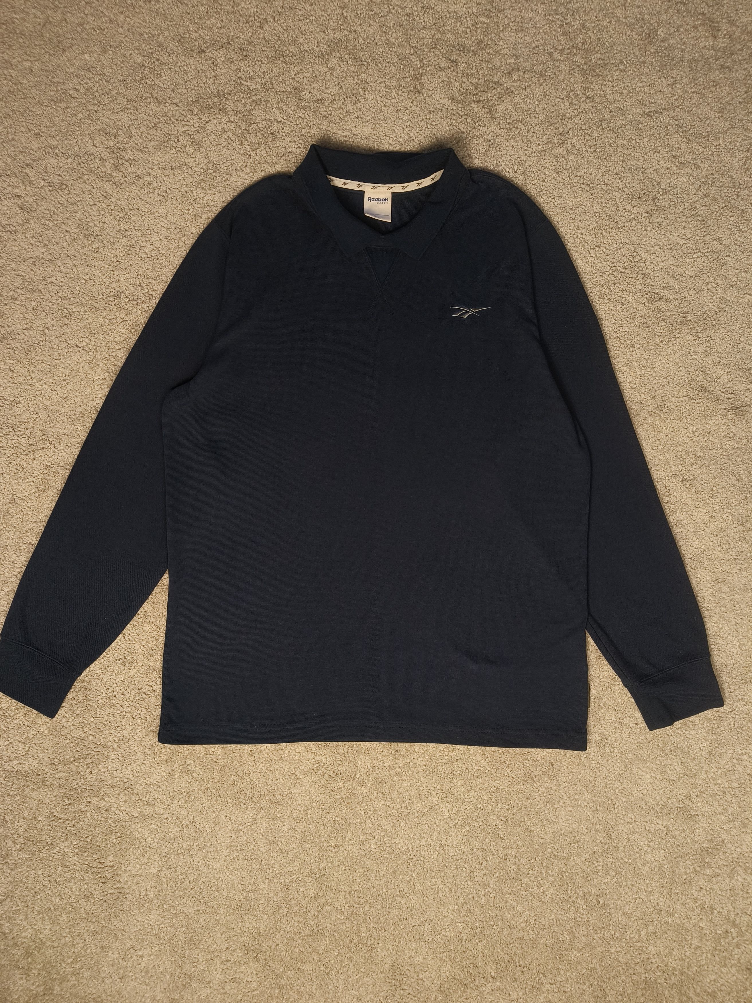 Reebok Reebok Classic Long Sleeve Tee Black Vector Logo Athletic Size US L / EU 52-54 / 3 - 3 Thumbnail