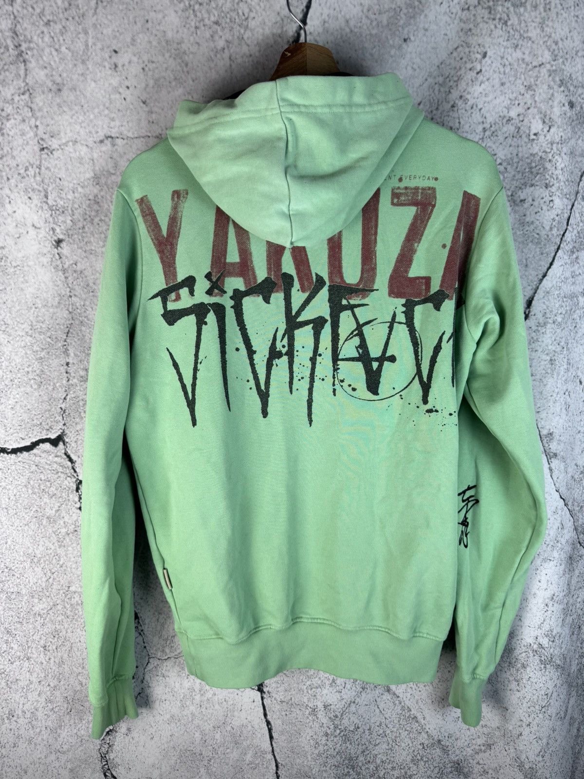 Japanese Brand VINTAGE Y2K YAKUZA FUCK ALL OVER PRINTED AMAZING RARE HOODIE Size US M / EU 48-50 / 2 - 2 Thumbnail