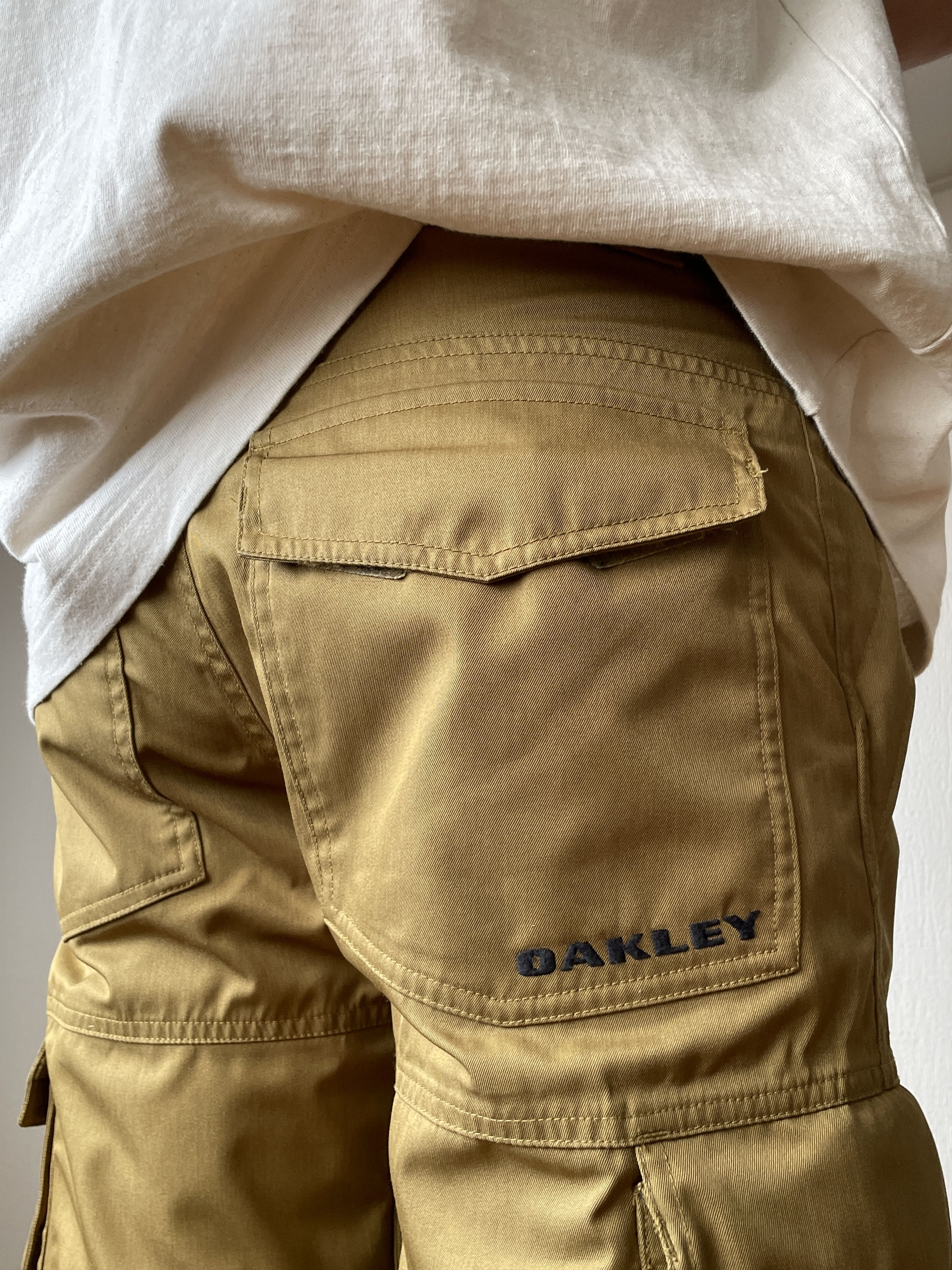 Oakley Vintage OAKLEY Cargo Pants Ski Shell Brown A2953 Size US 30 / EU 46 - 5 Thumbnail