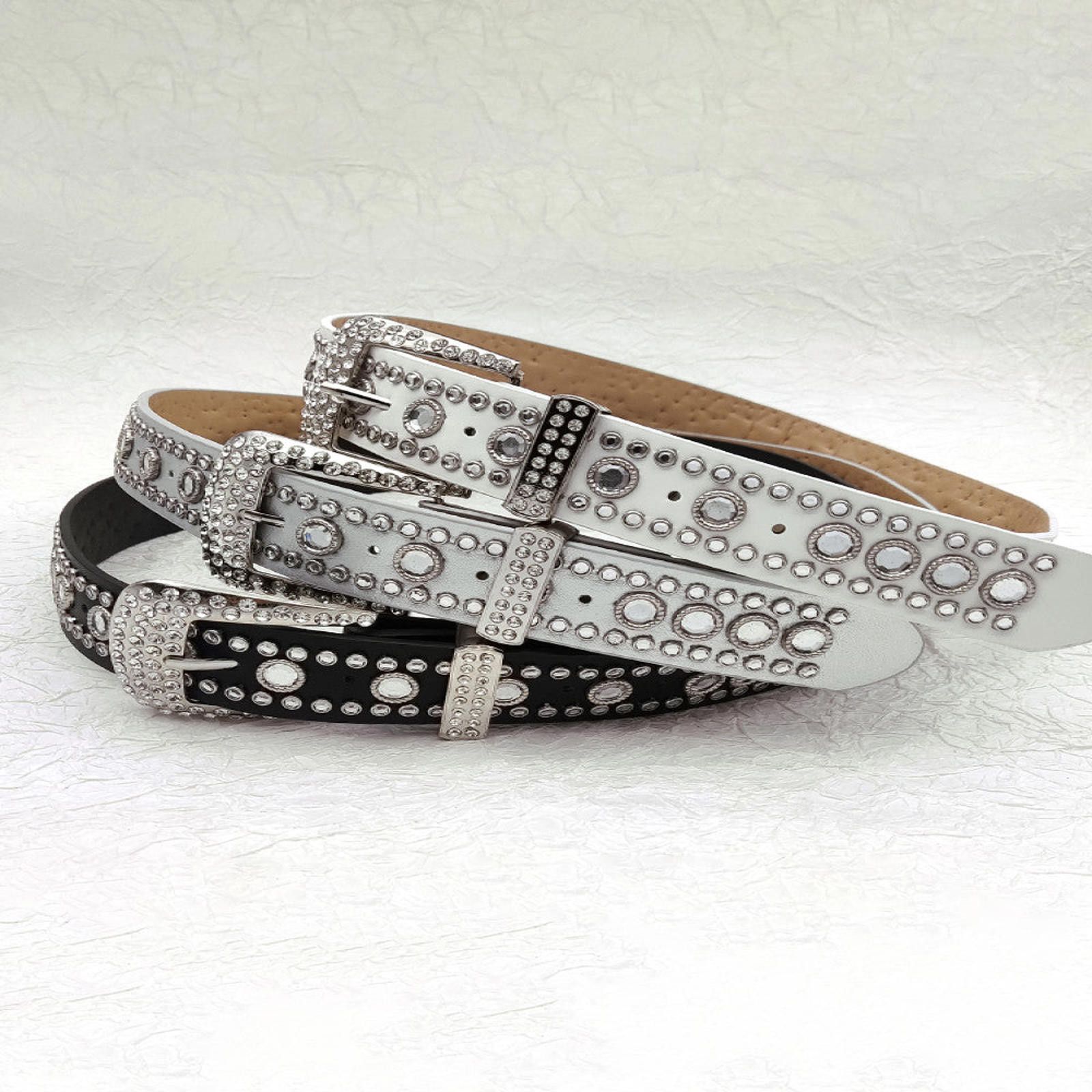 Other Rhinestone Studded Belts Set Size ONE SIZE - 8 Thumbnail