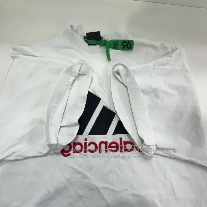 Balenciaga Balenciaga x adidas Embroidered Logo Short Sleeve Tee. Size US M / EU 48-50 / 2 - 2 Thumbnail