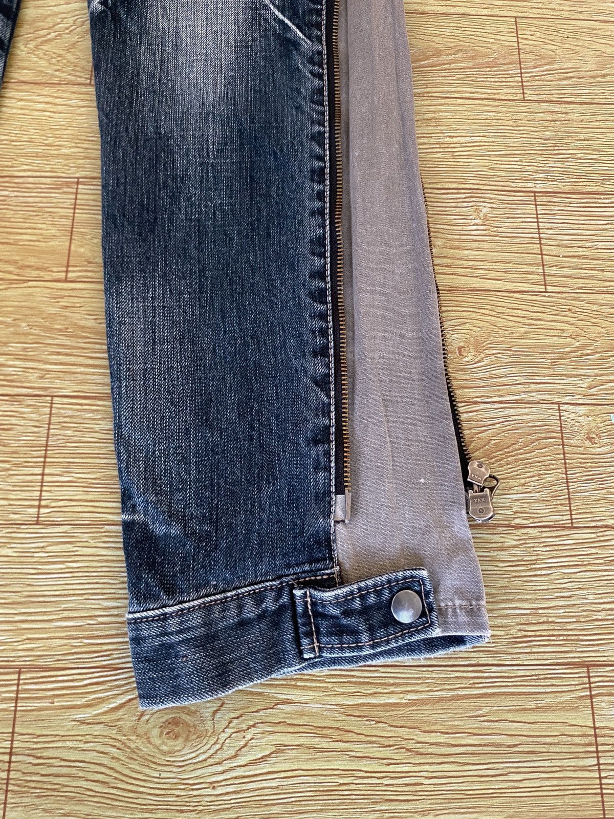 PPFM Very Rare Vintage Brand PPFM Tactical Bondage Jeans 1990s Size US 30 / EU 46 - 6 Thumbnail