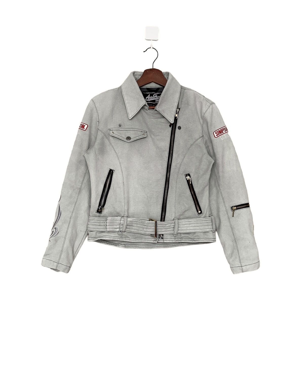Other Vintage Racing Brand Simpson Motorcycle Jacket 1990s Size US M / EU 48-50 / 2 - 1 Thumbnail