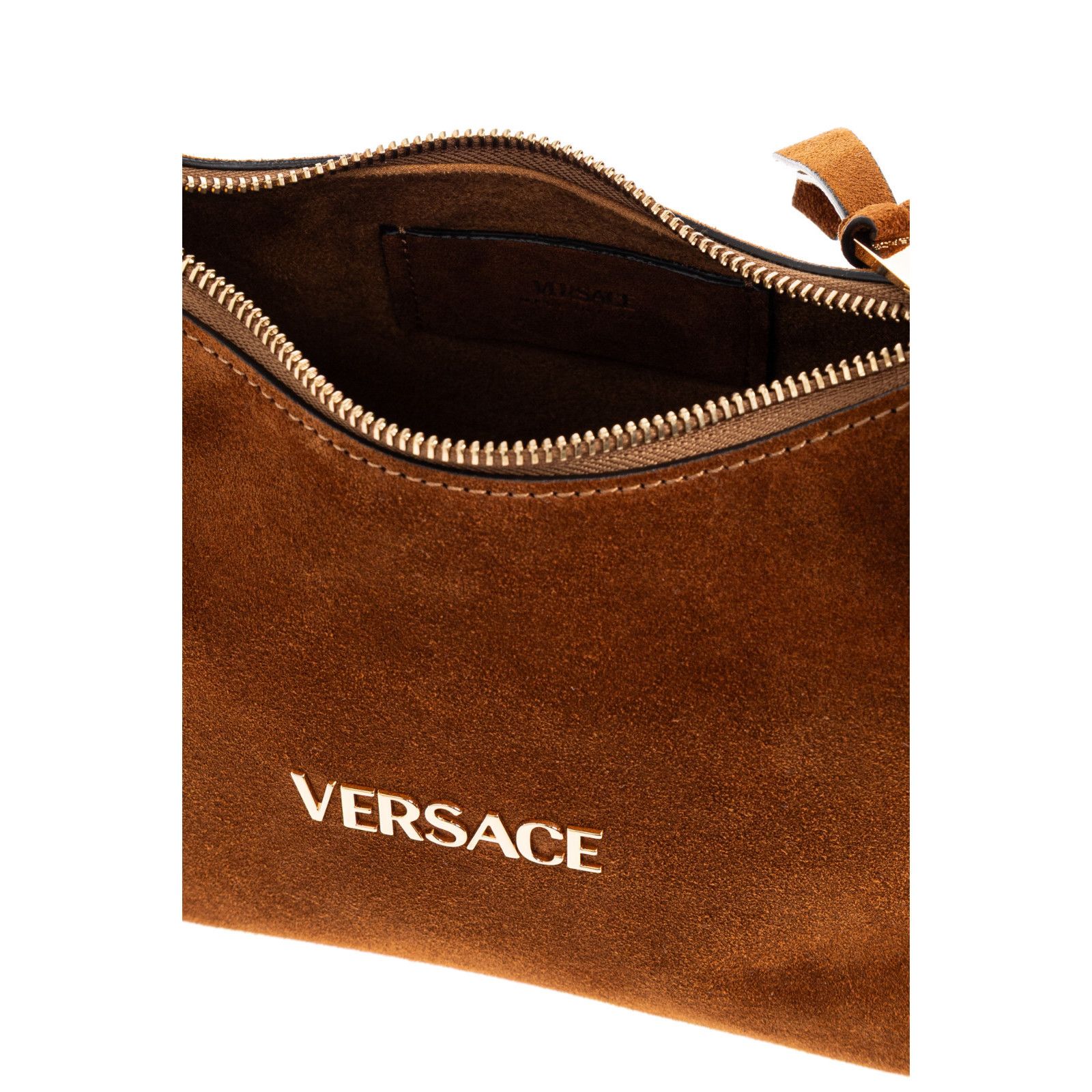 Versace VERSACE Brown Leather Top Handle Bag New & Authentic Size ONE SIZE - 4 Thumbnail