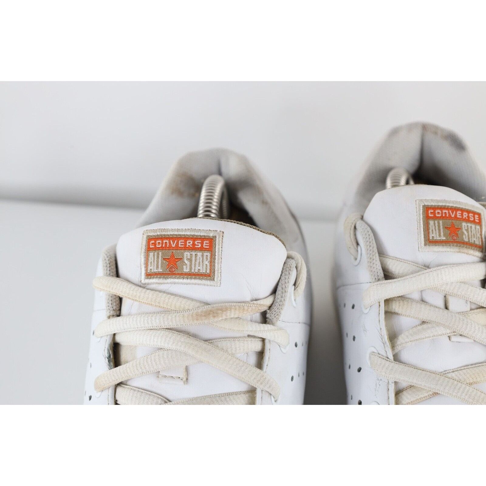 Converse × Vintage Vintage 90s Converse Distressed Spell Out Leather Shoes Size US 10 / EU 43 - 3 Thumbnail
